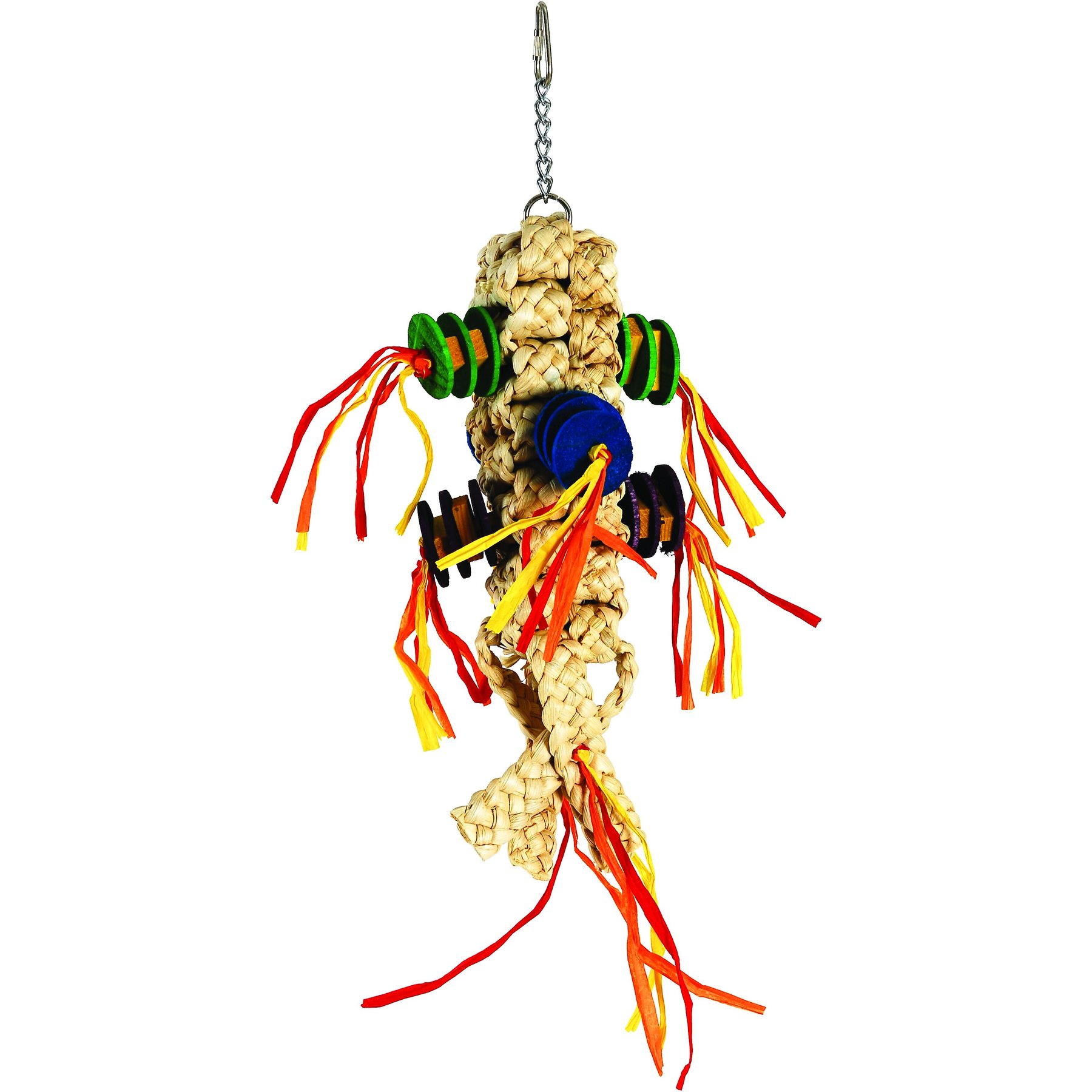 Caitec Featherland Paradise Frond Lanyard Bird Toy Caitec