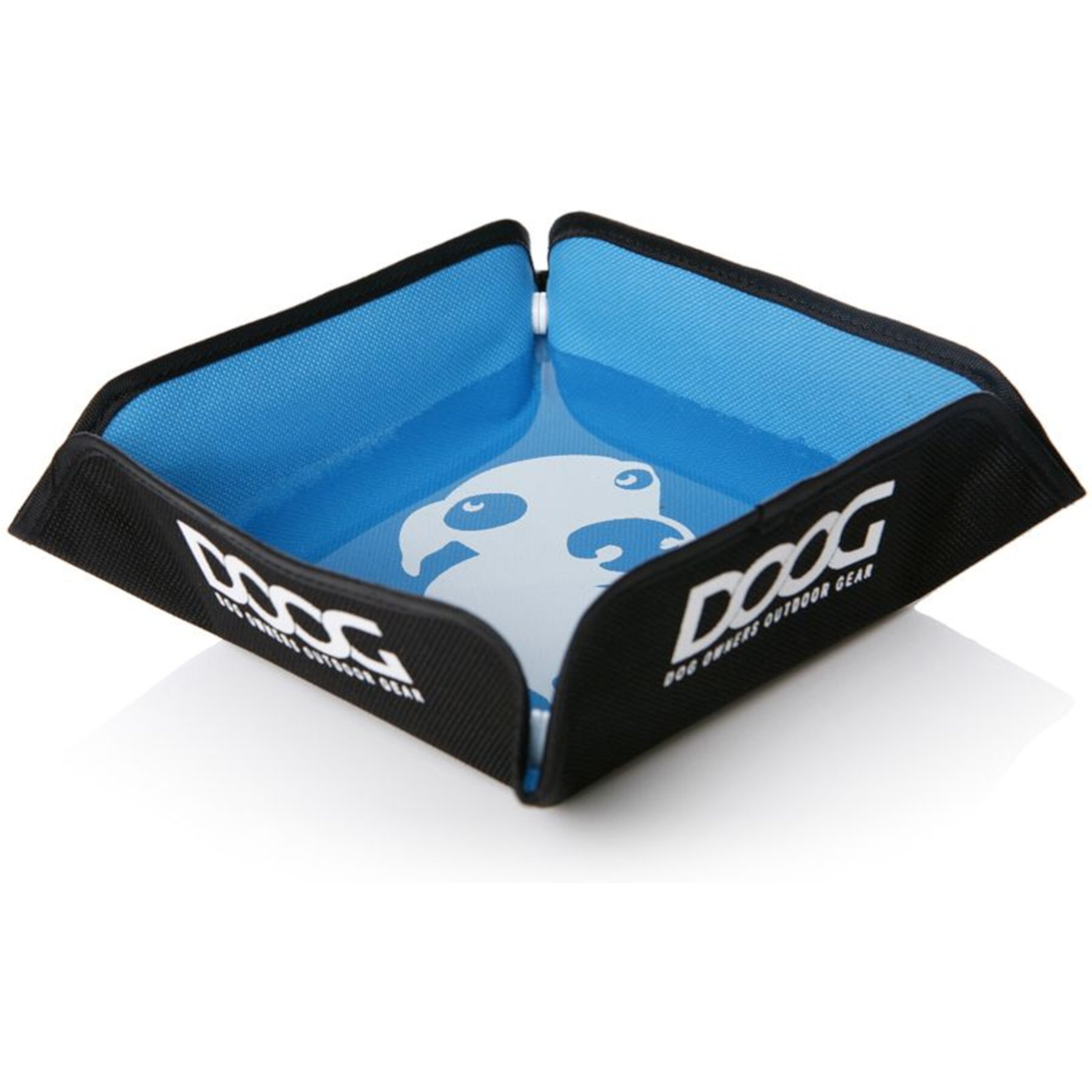 DOOG Foldable Neoprene Dog Bowl, Blue DOOG