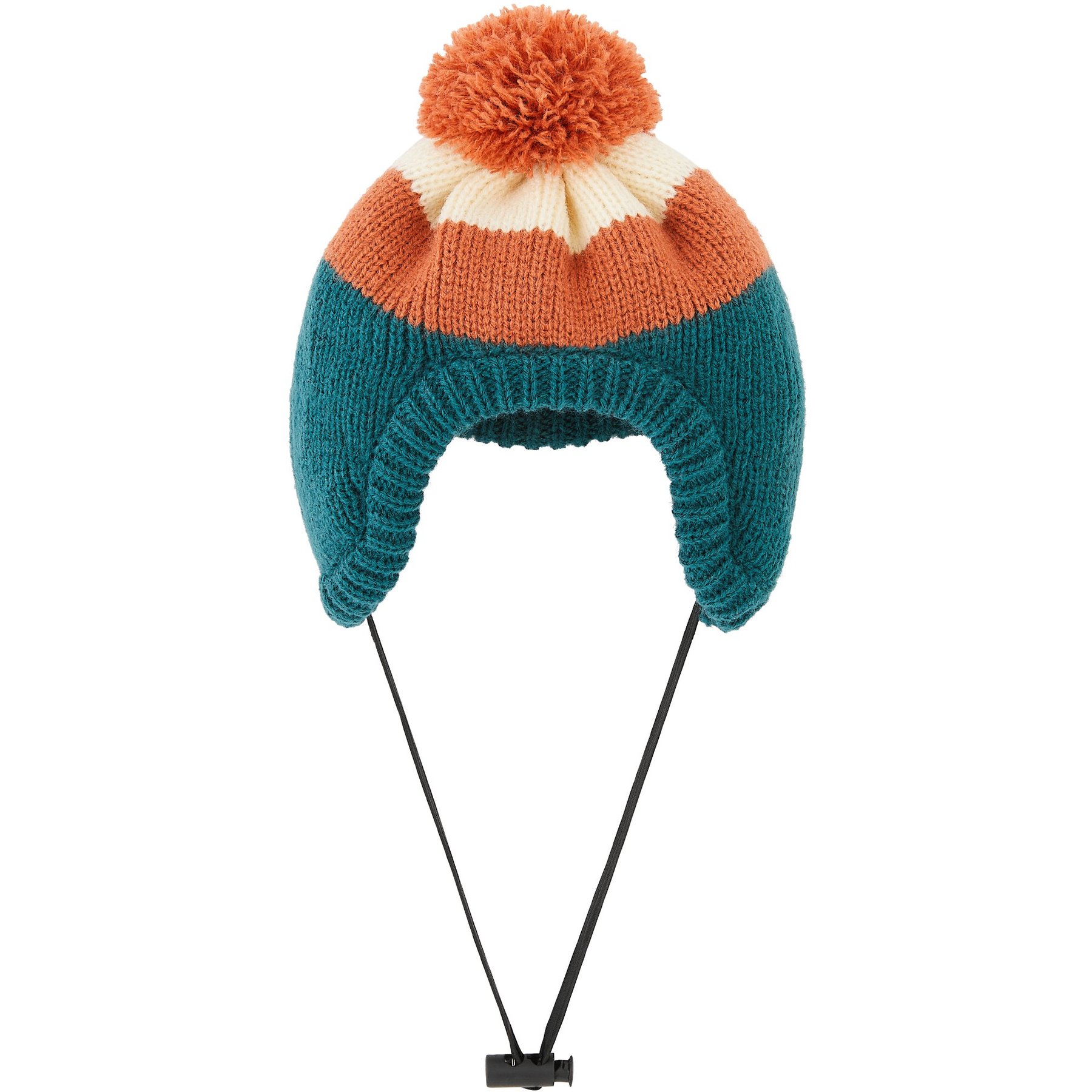 Frisco Colorblock Dog & Cat Knitted Hat, Teal/Cream Frisco