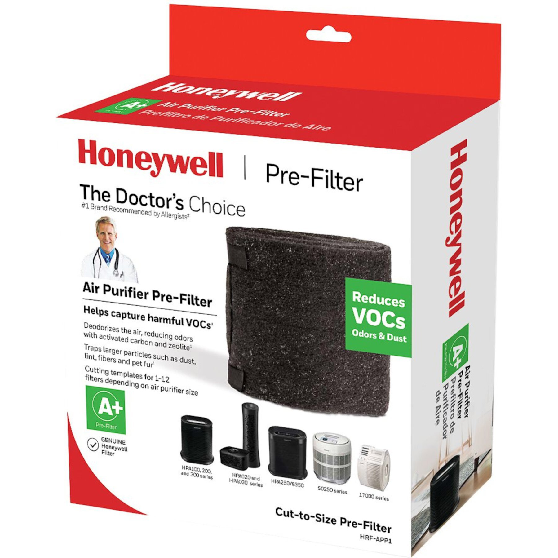 Honeywell Odor & VOC Reducing Air Purifier Pre-filter Honeywell