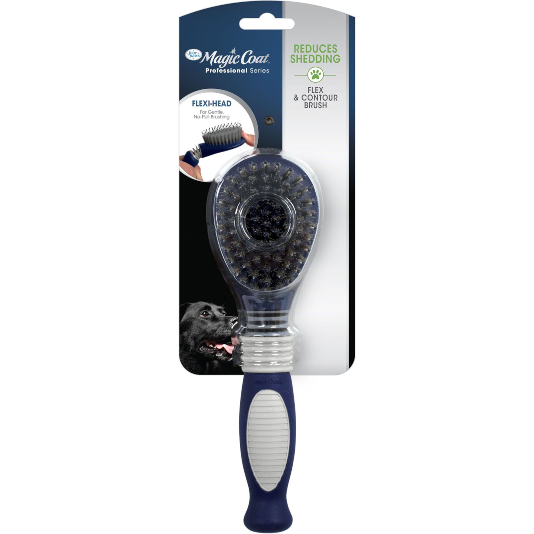 Four Paws Magic Coat Professional Series Comfort & Contour Pin and Bristle Dog Brush Four Paws