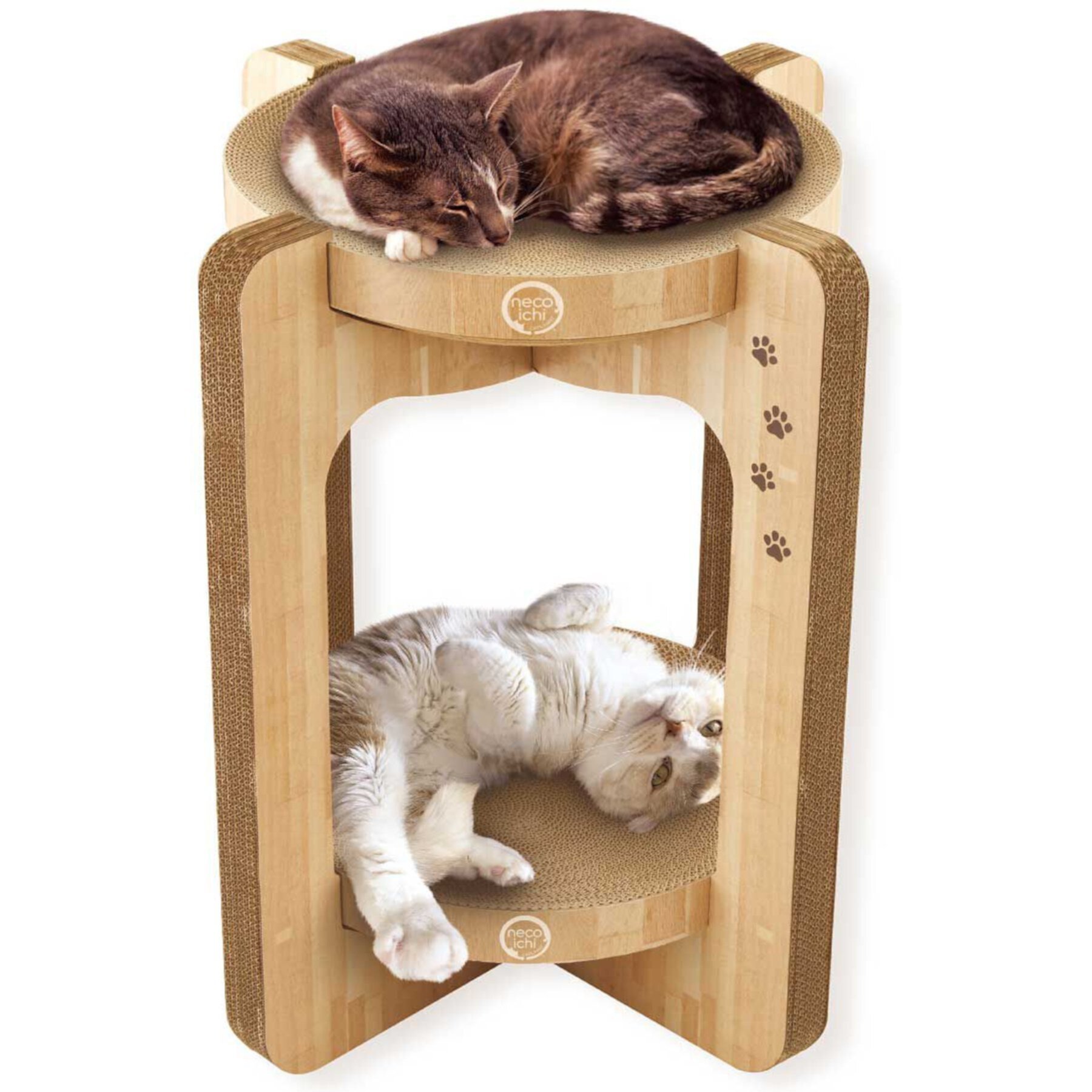 Necoichi Cozy Cat Scratcher Tower Toy Necoichi