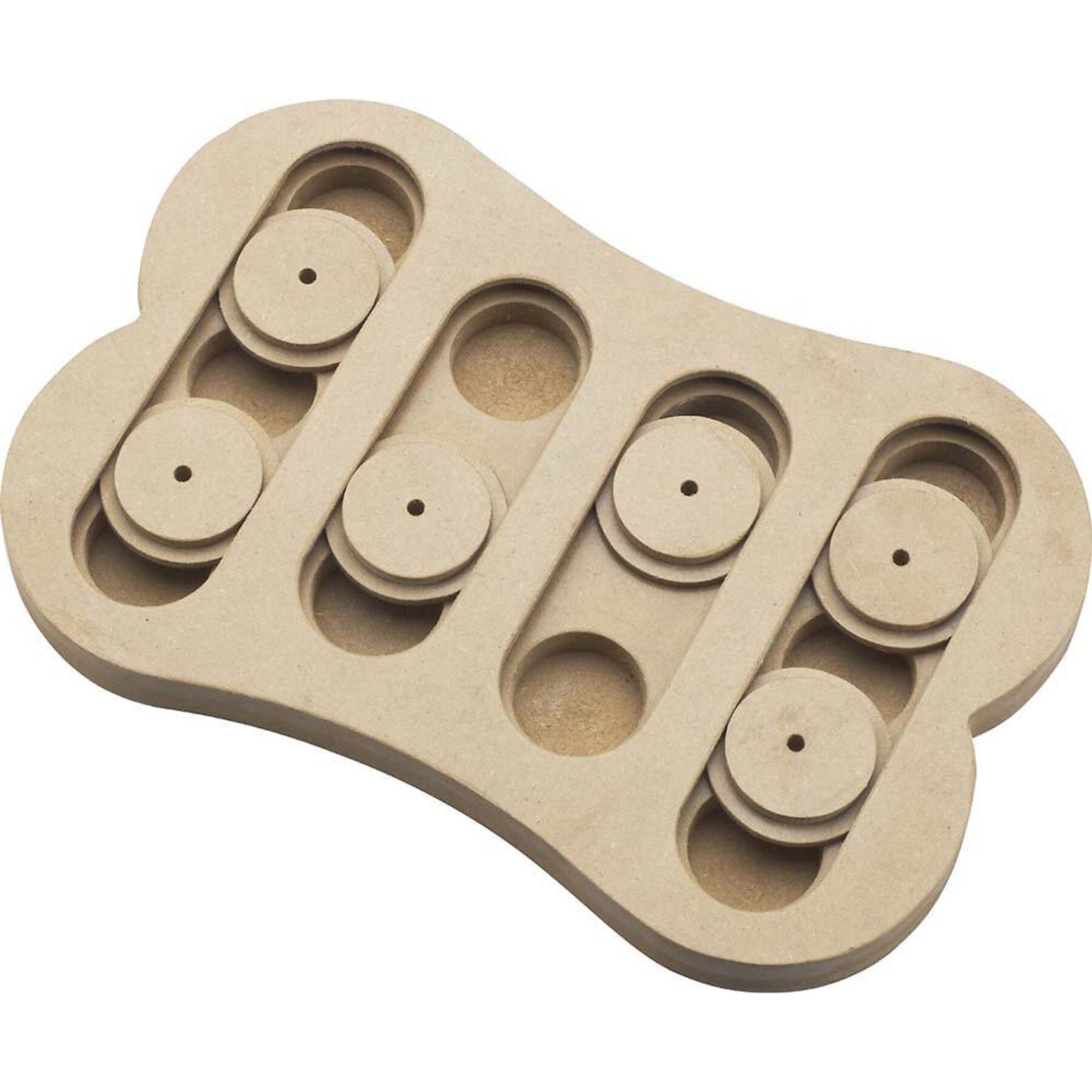 Ethical Pet Seek-A-Treat Shuffle Bone Puzzle Dog Toy Ethical Pet