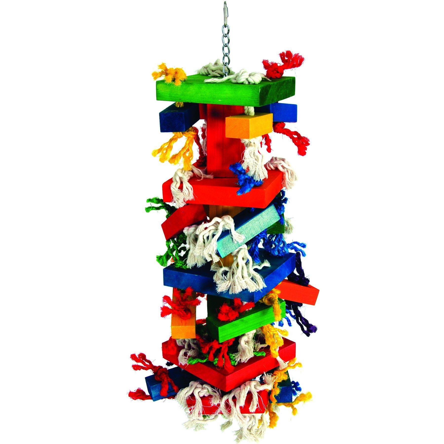 Caitec Featherland Paradise Knots N Blocks Bird Toy Caitec