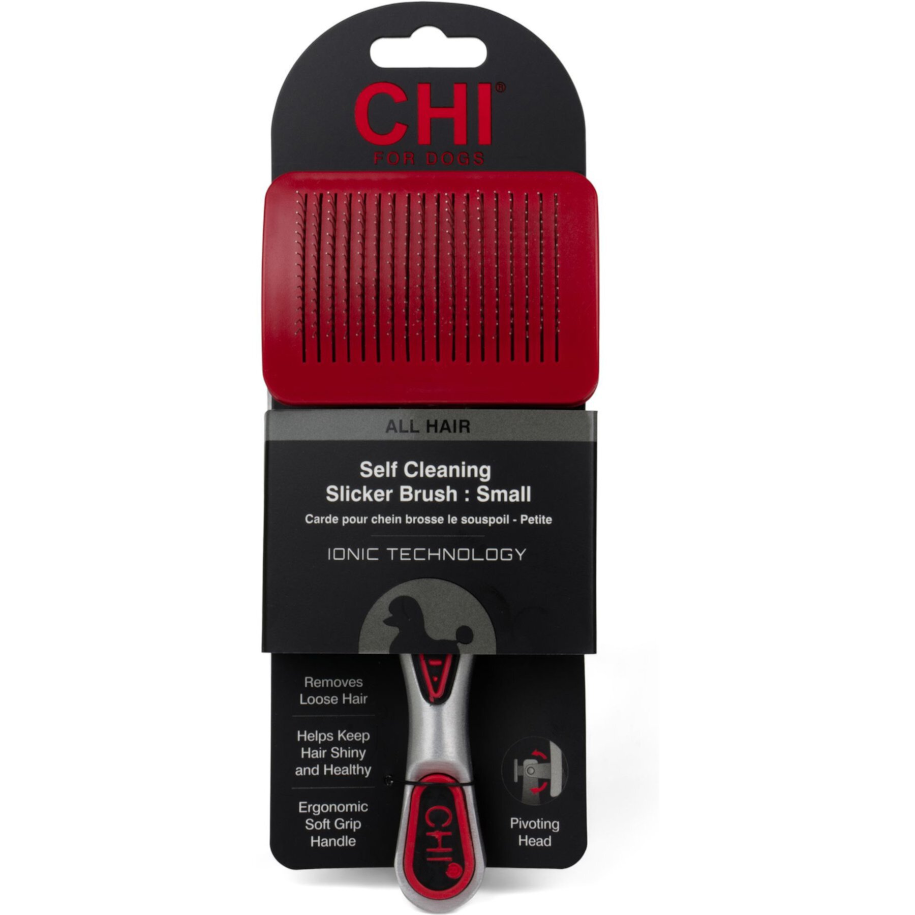 CHI Soft Pivoting Slicker Dog Brush, Small Chi