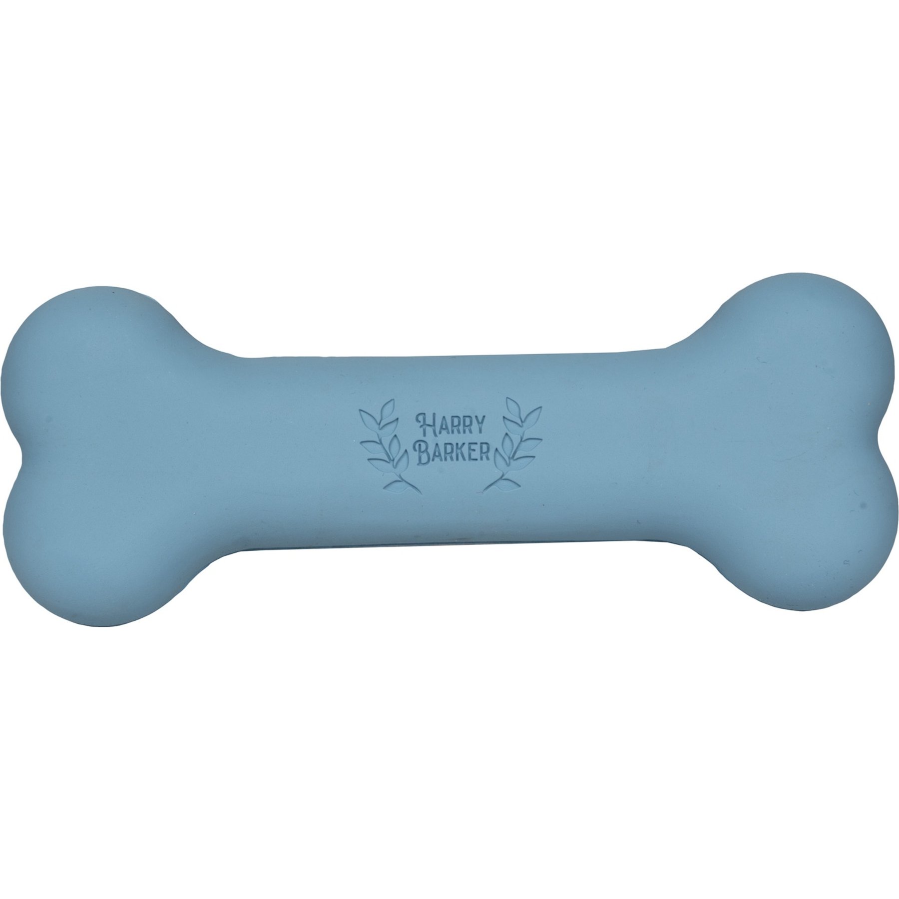 Harry Barker Rubber Bone Dog Chew Toy, Blue Harry Barker