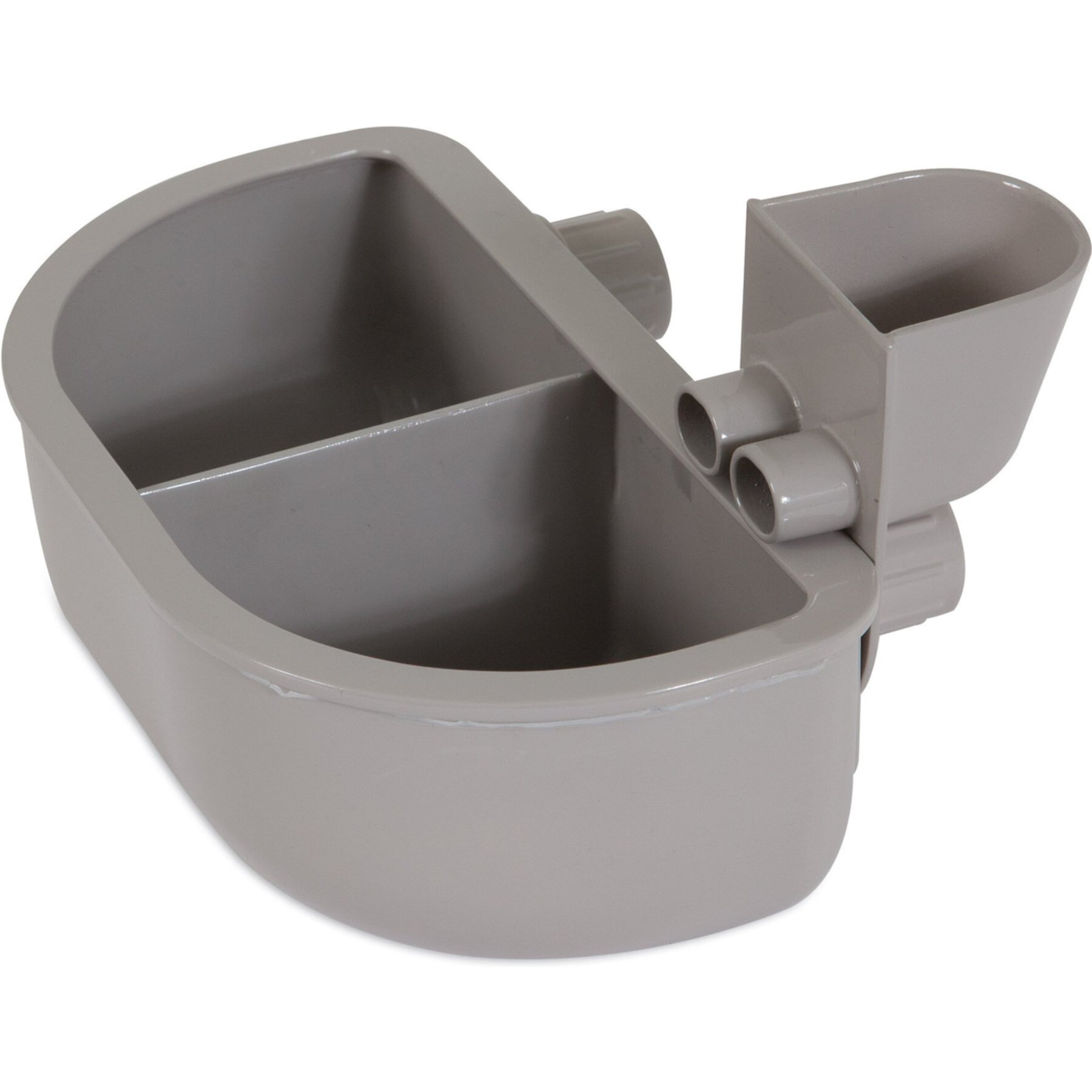 Petmate No-Spill Double Diner Plastic Kennel Dog Bowl, 1.6-cup Petmate