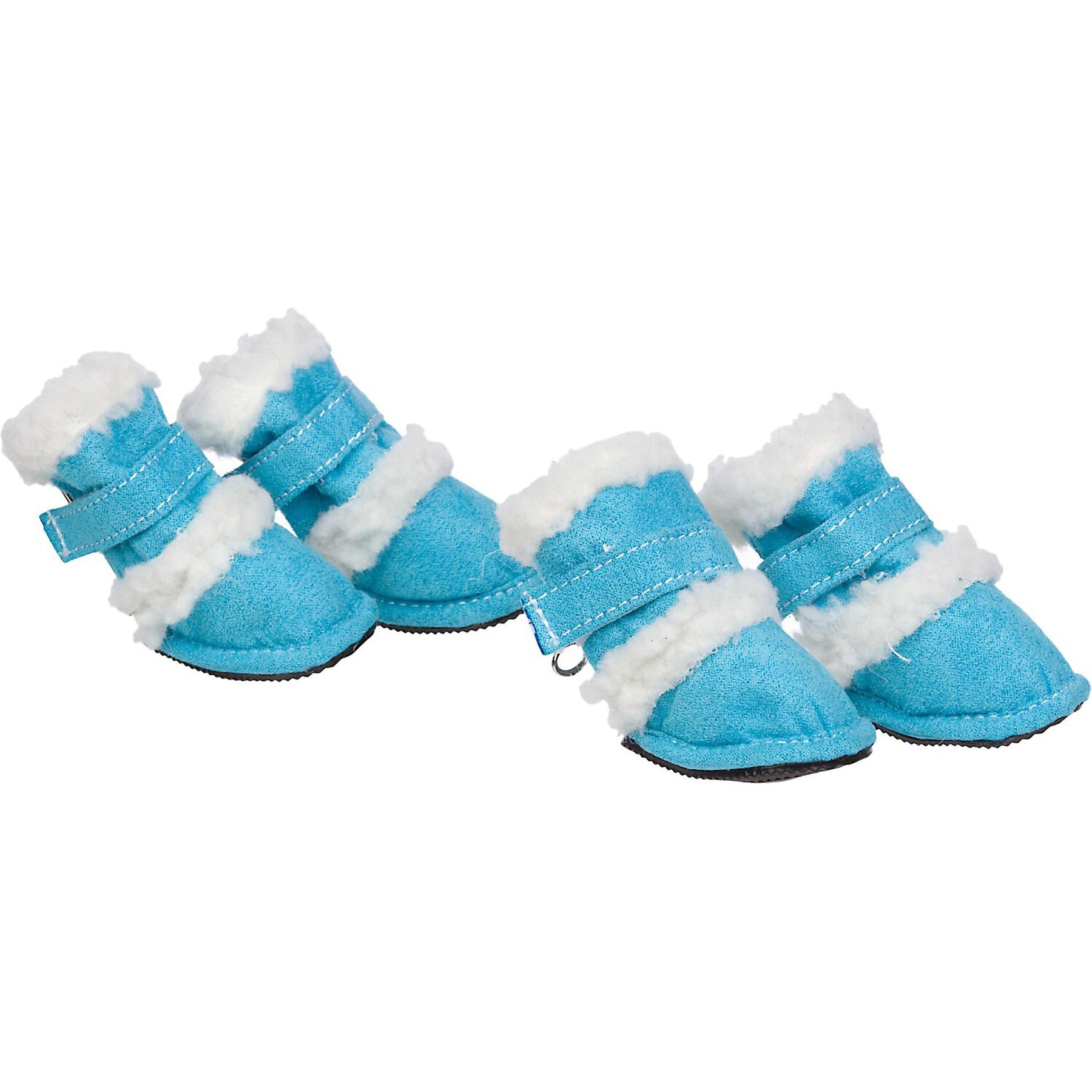 Pet Life Shearling Duggz Dog Shoes, 4 count Pet Life