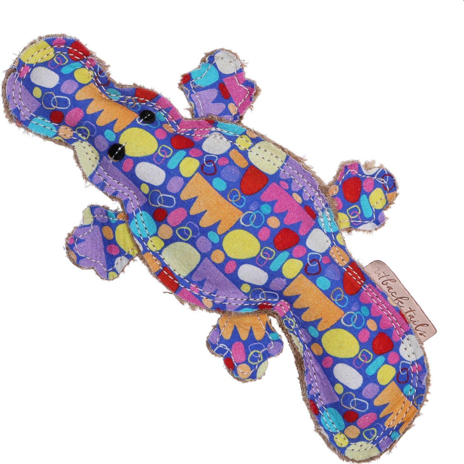 DOOG Outback Tails Keturah Zimran Percy Platypus Dog Chew Toy, Multi-color DOOG