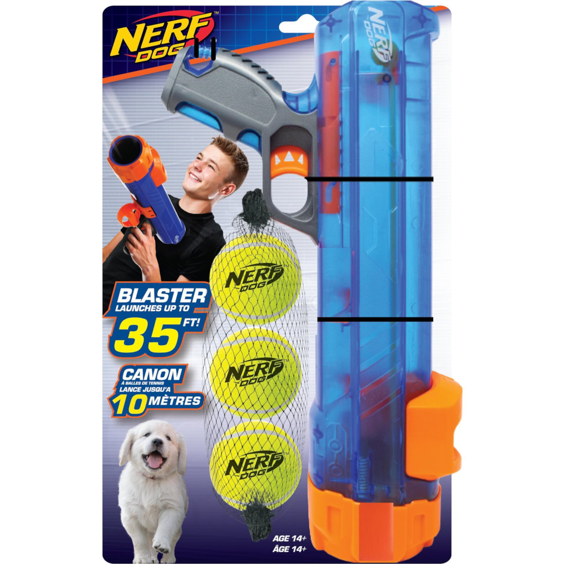 Nerf Dog Tennis Ball Translucent Blaster Dog Toy Kit Nerf Dog