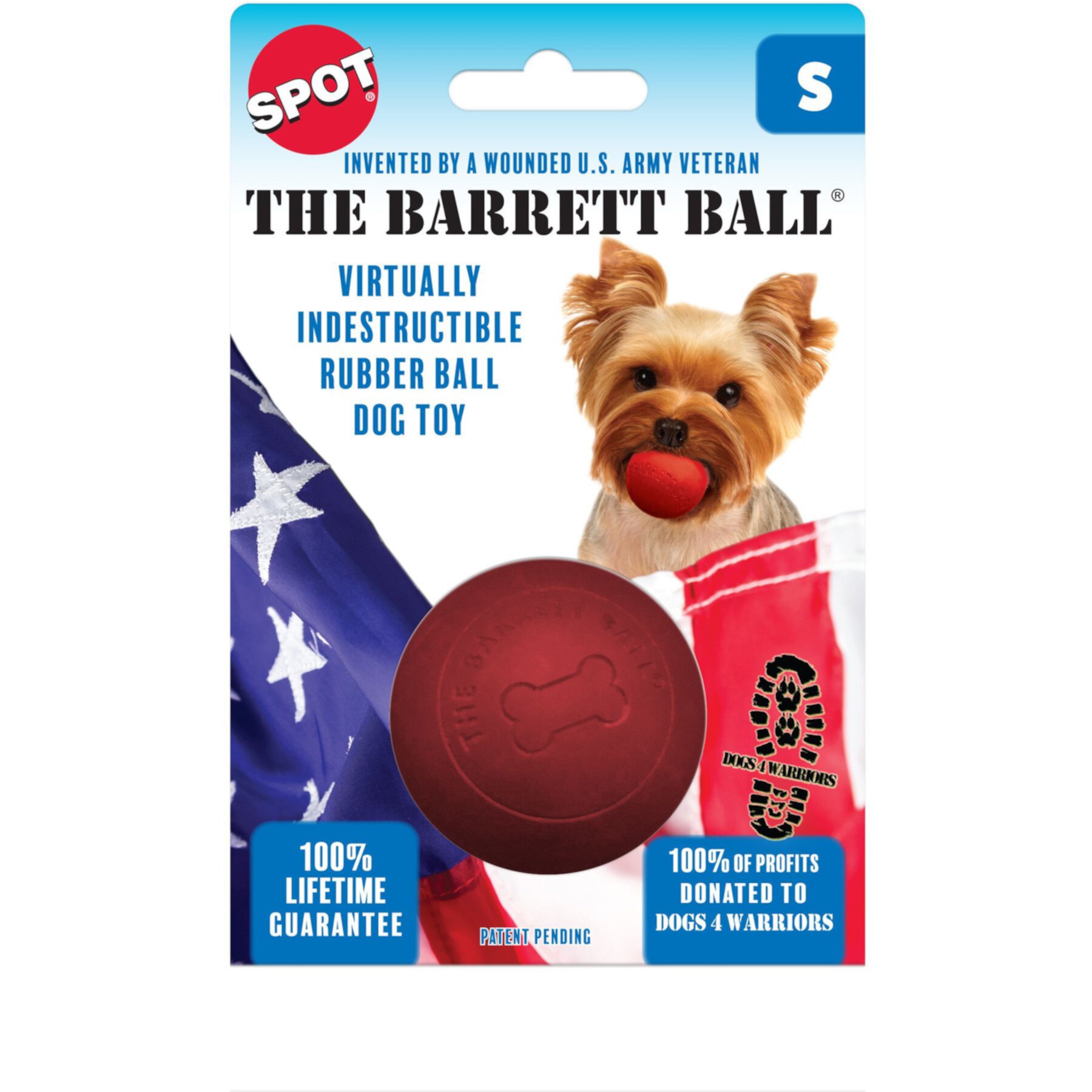 Ethical Pet Barrett Ball Dog Toy Ethical Pet