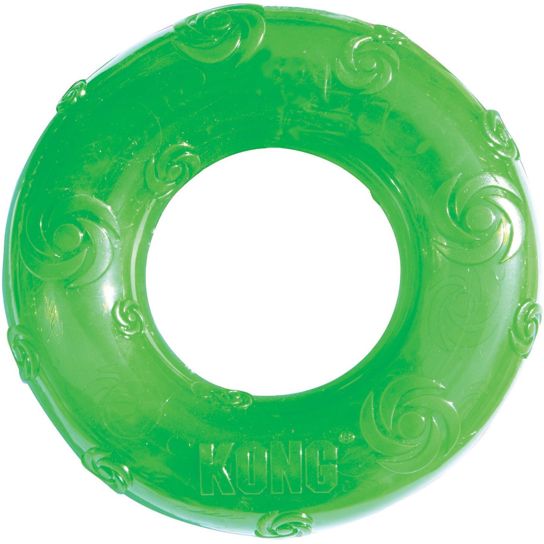 KONG Squeezz Ring Dog Toy, Color Varies Kong