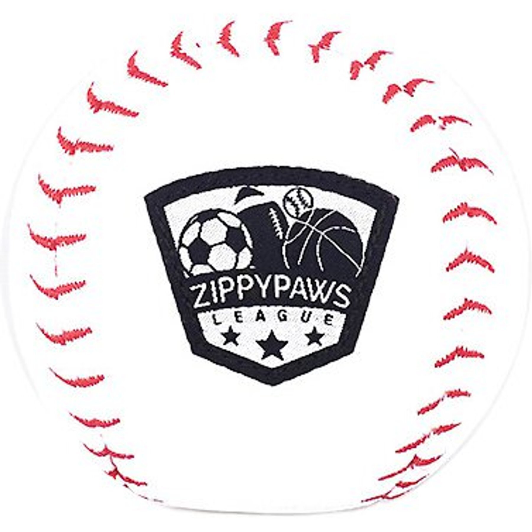 ZippyPaws SportsBallz Baseball Dog Toy Zippypaws