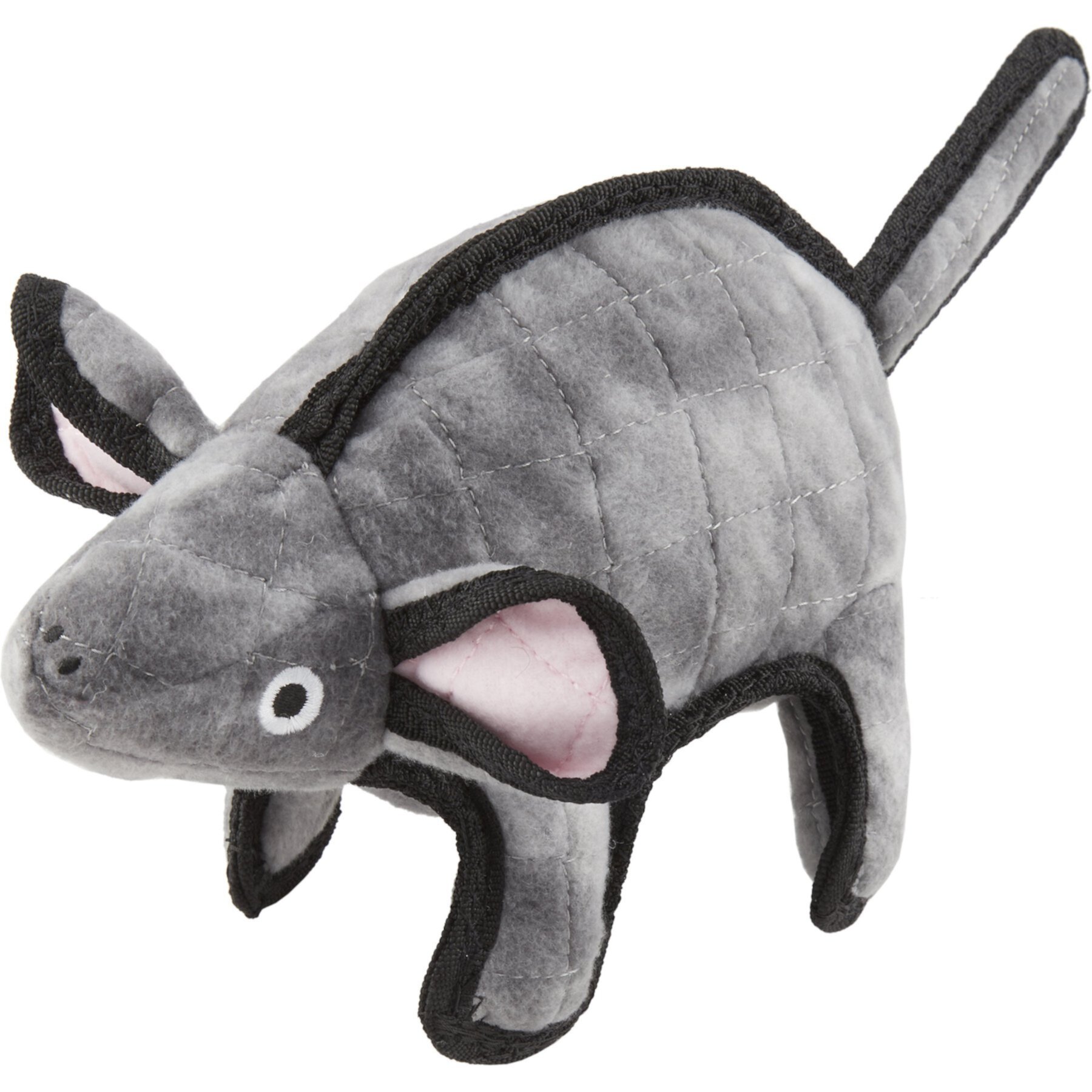 Tuffy's Gray Mouse Mo Plush Dog Toy Tuffy's