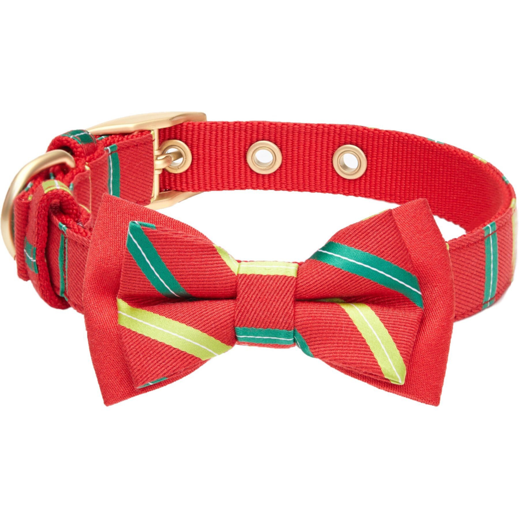 Blueberry Pet Luxurious Christmas Festival Striped Dog Collar Blueberry Pet