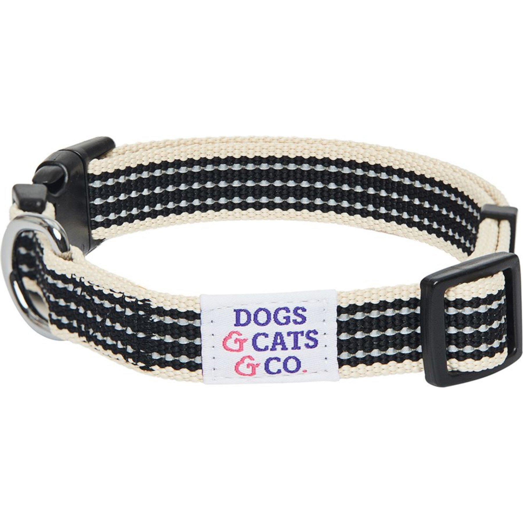 Dogs & Cats & Co. Polyester 3M Reflective Safety Dog Collar Dogs & Cats & Co.