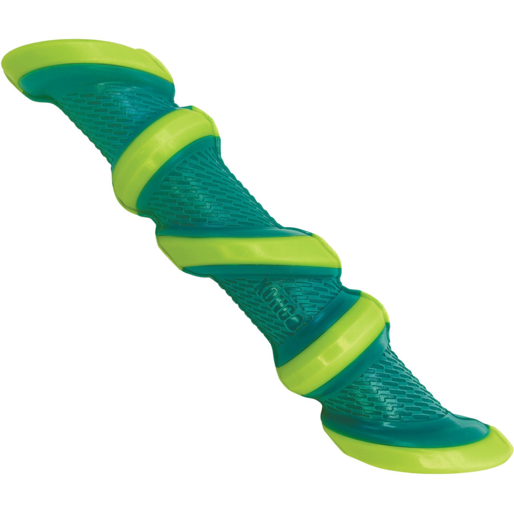 KONG Rambler Rattlez Dog Stick Ball Toy, Green, Large Kong