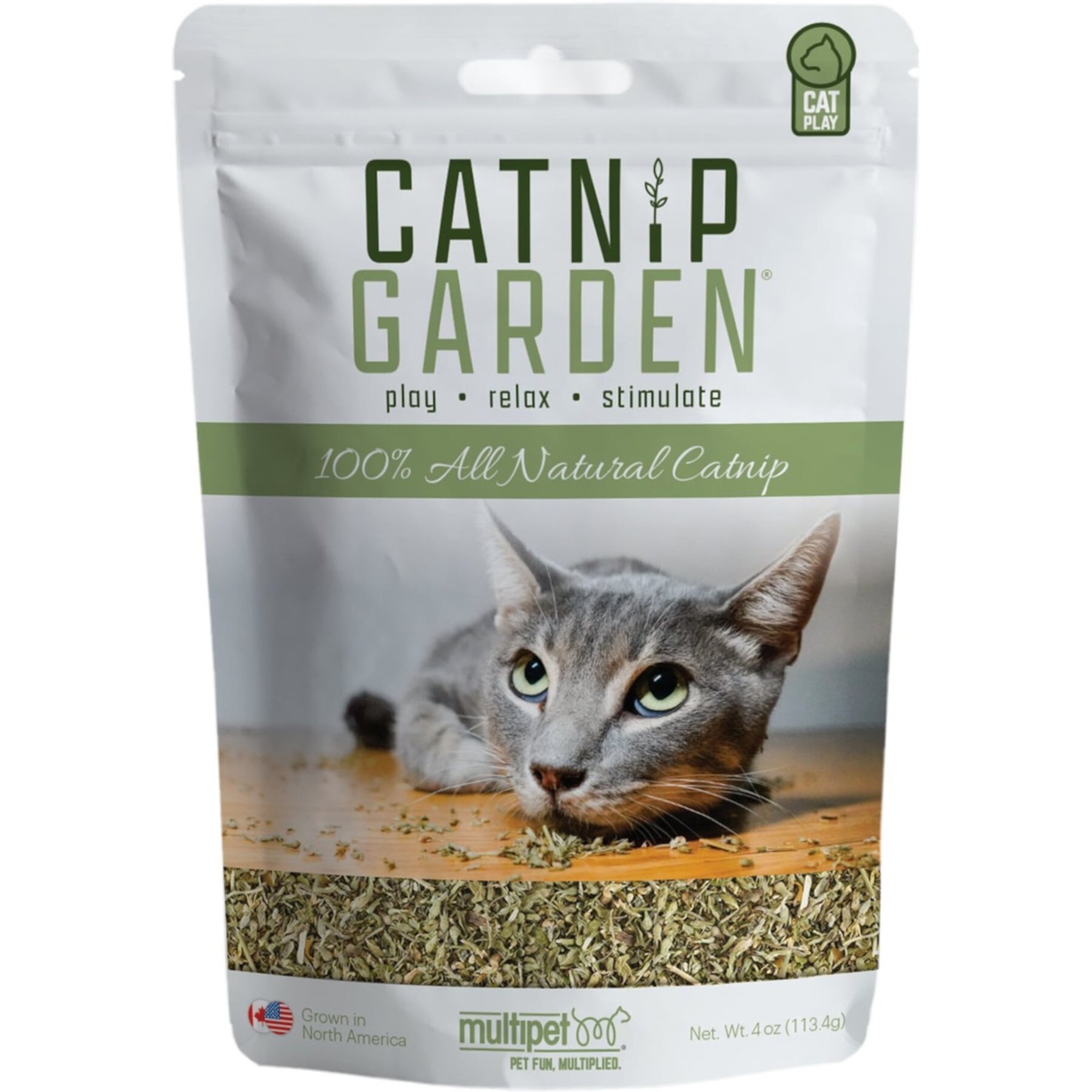 Multipet Catnip Garden Dog Toy with Catnip, 4-oz bag Multipet