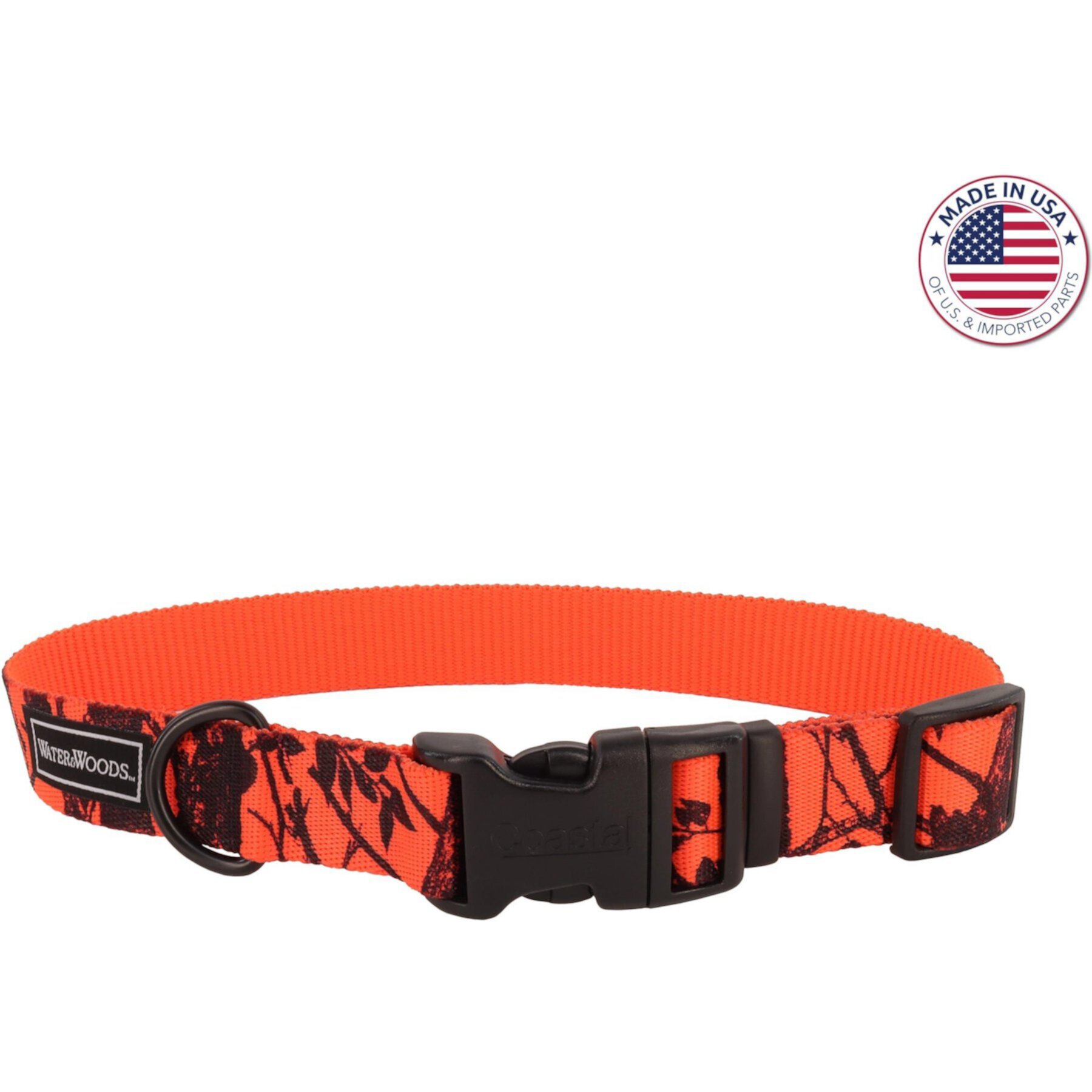 Water & Woods Blaze Adjustable Patterned Dog Collar Water & Woods