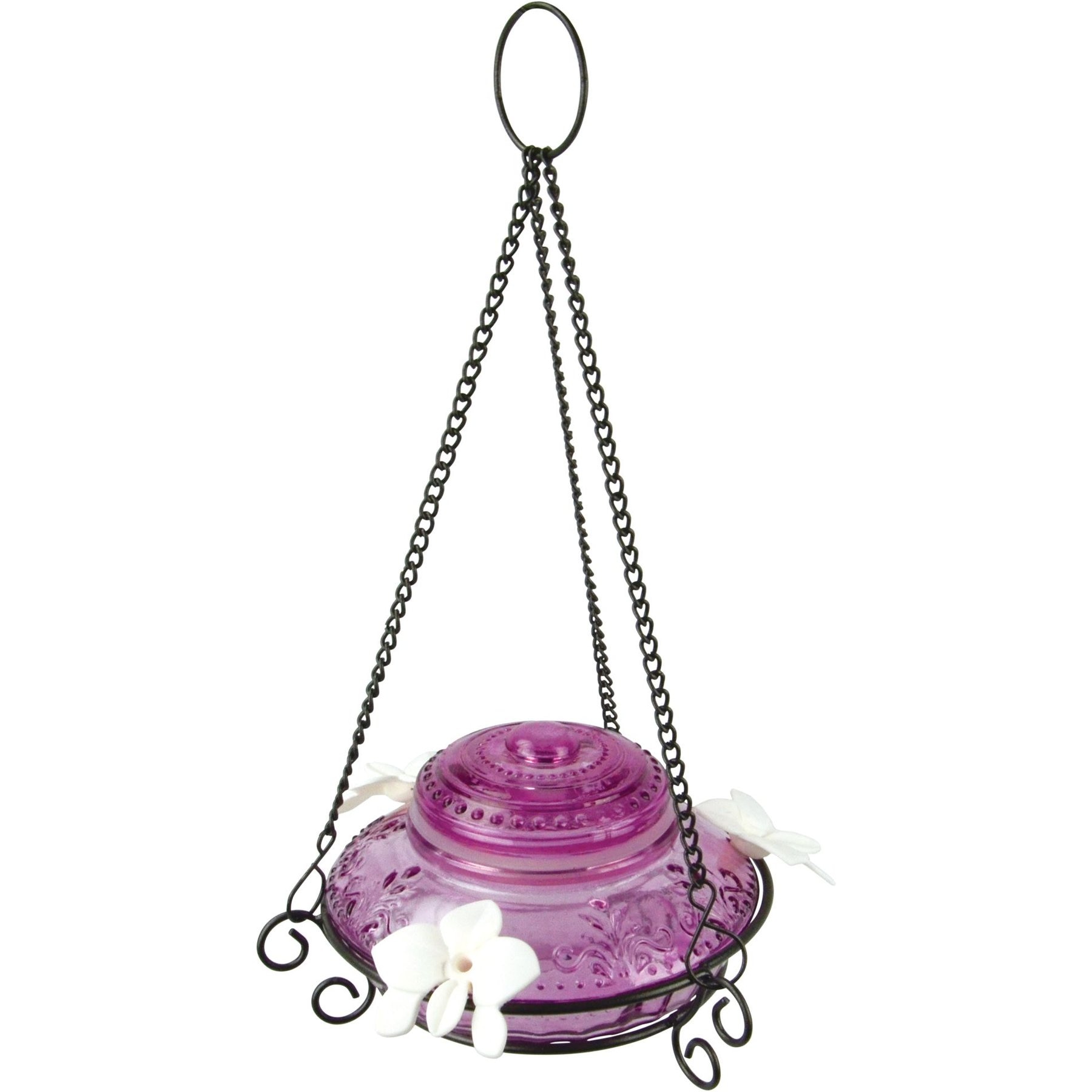 Natures Way Bird Products Antique Top-Fill Hummingbird Feeder, Plum, 14-oz Natures Way Bird Products