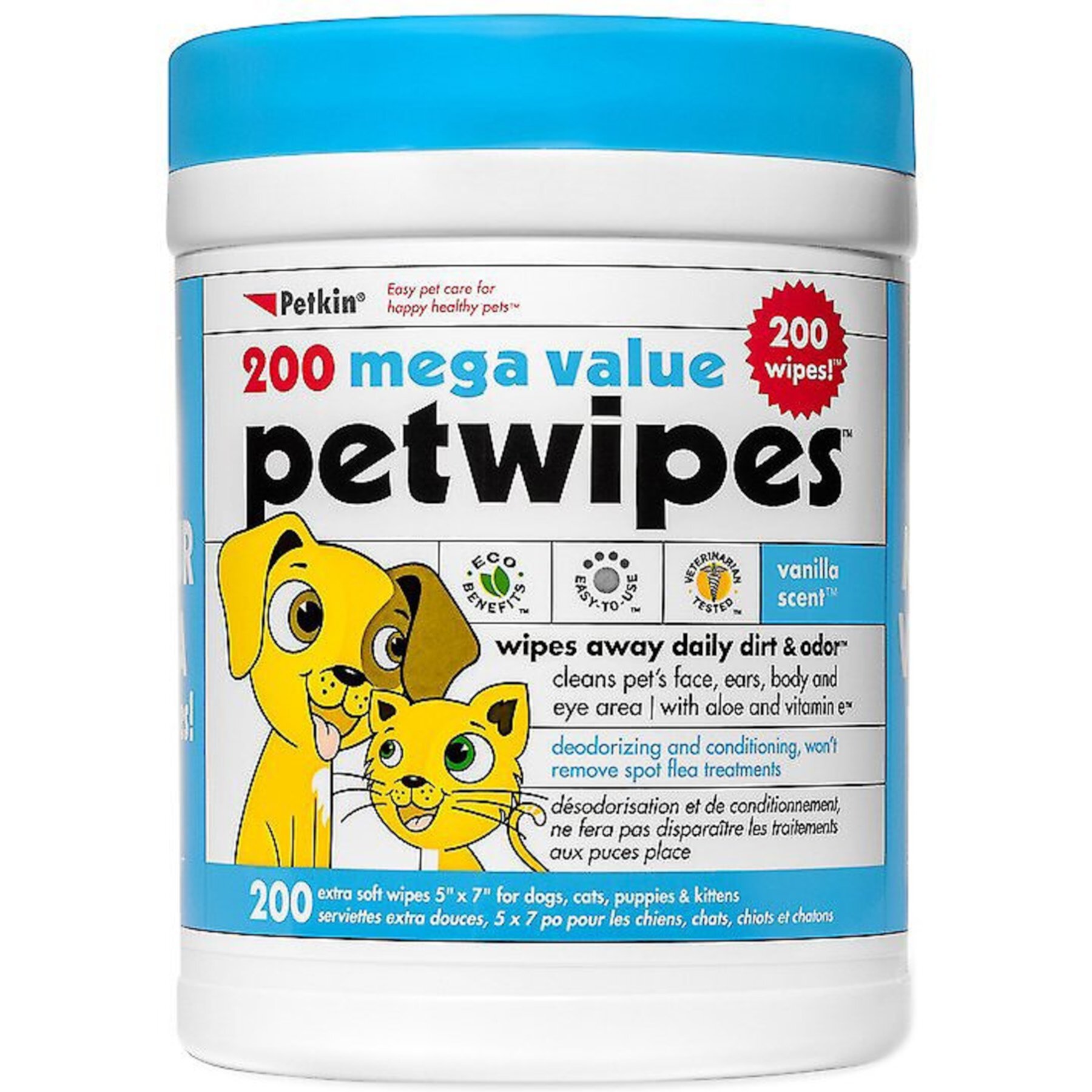 Petkin Petwipes Dog & Cat Wipes Petkin