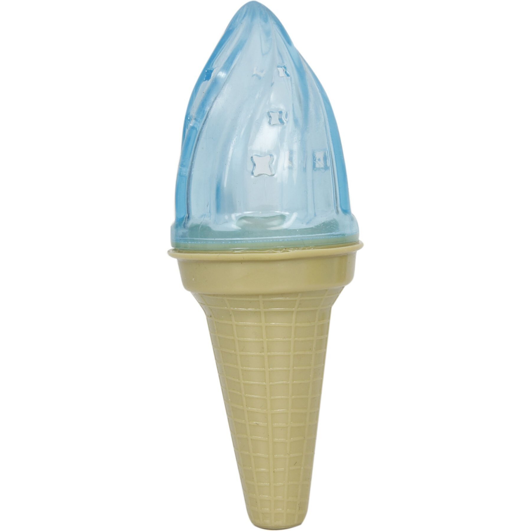 Pet Life Ice Cream Cone Cooling Lick & Gnaw Fillable & Freezable Teething Dog Toy Pet Life