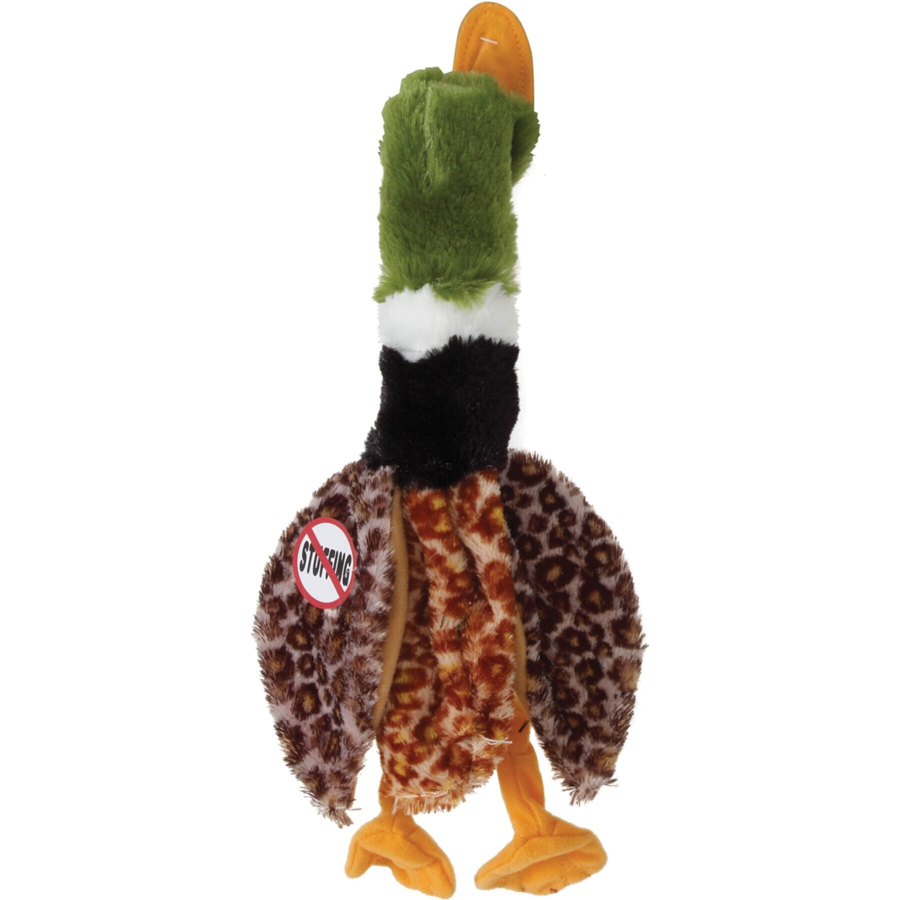 Ethical Pet Skinneeez Mallard Duck Stuffing-Free Squeaky Plush Dog Toy, Color Varies Ethical Pet