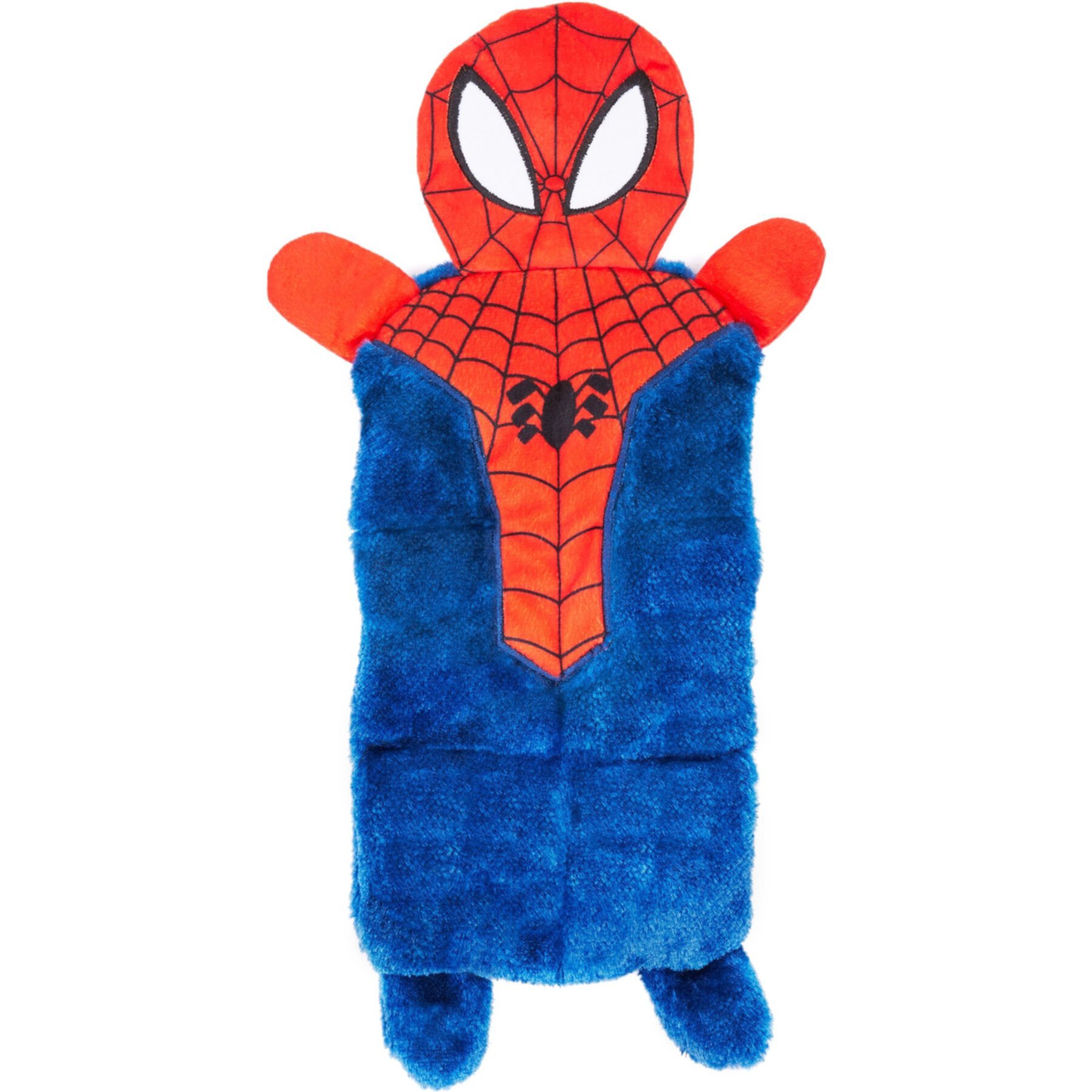 ZippyPaws Marvel Squeakie Crawler Spider-Man Dog Plush Toy, Red Zippypaws