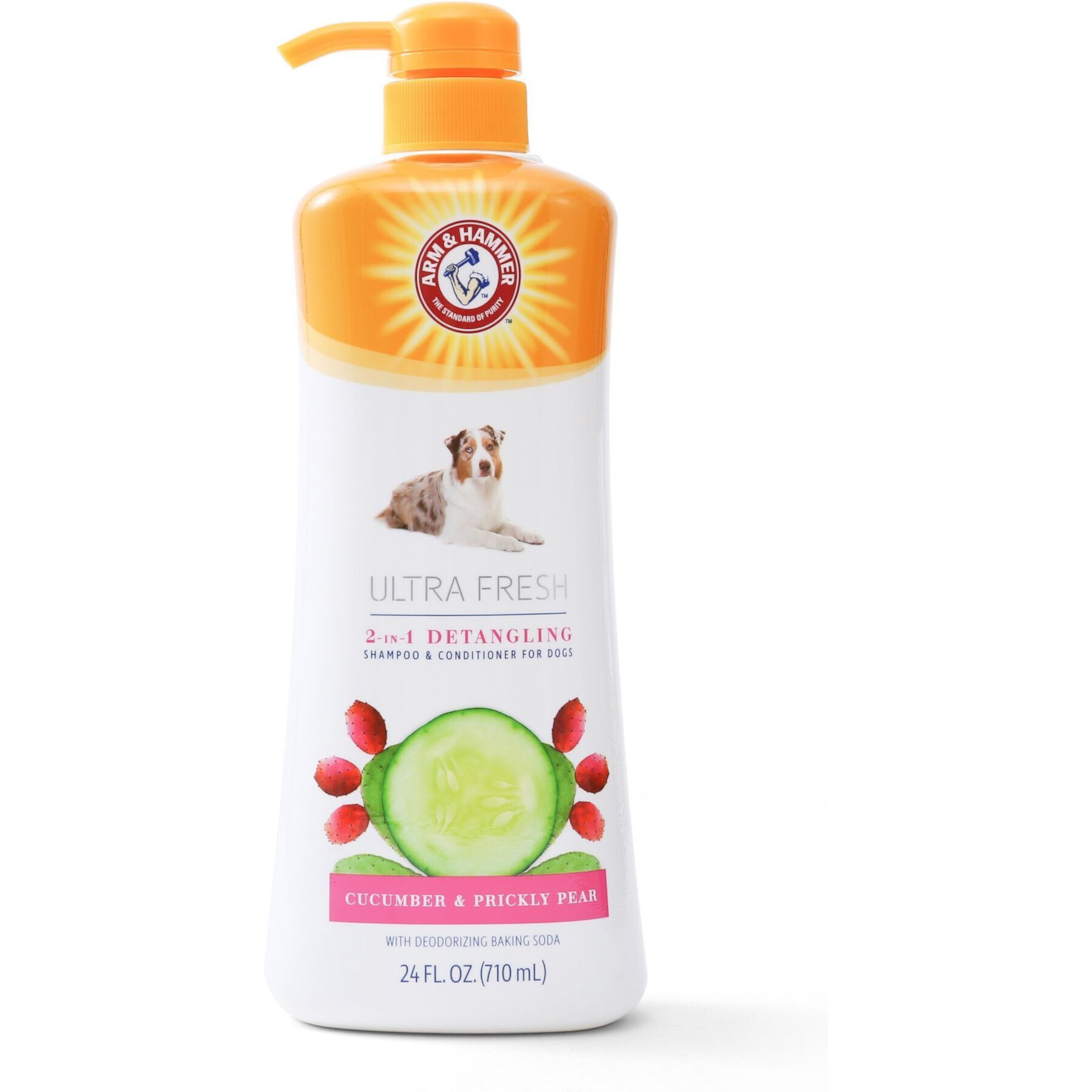 Arm & Hammer Value Size Ultra Fresh 2-IN-1 with Pump Detangling Dog Shampoo & Conditioner Arm & Hammer