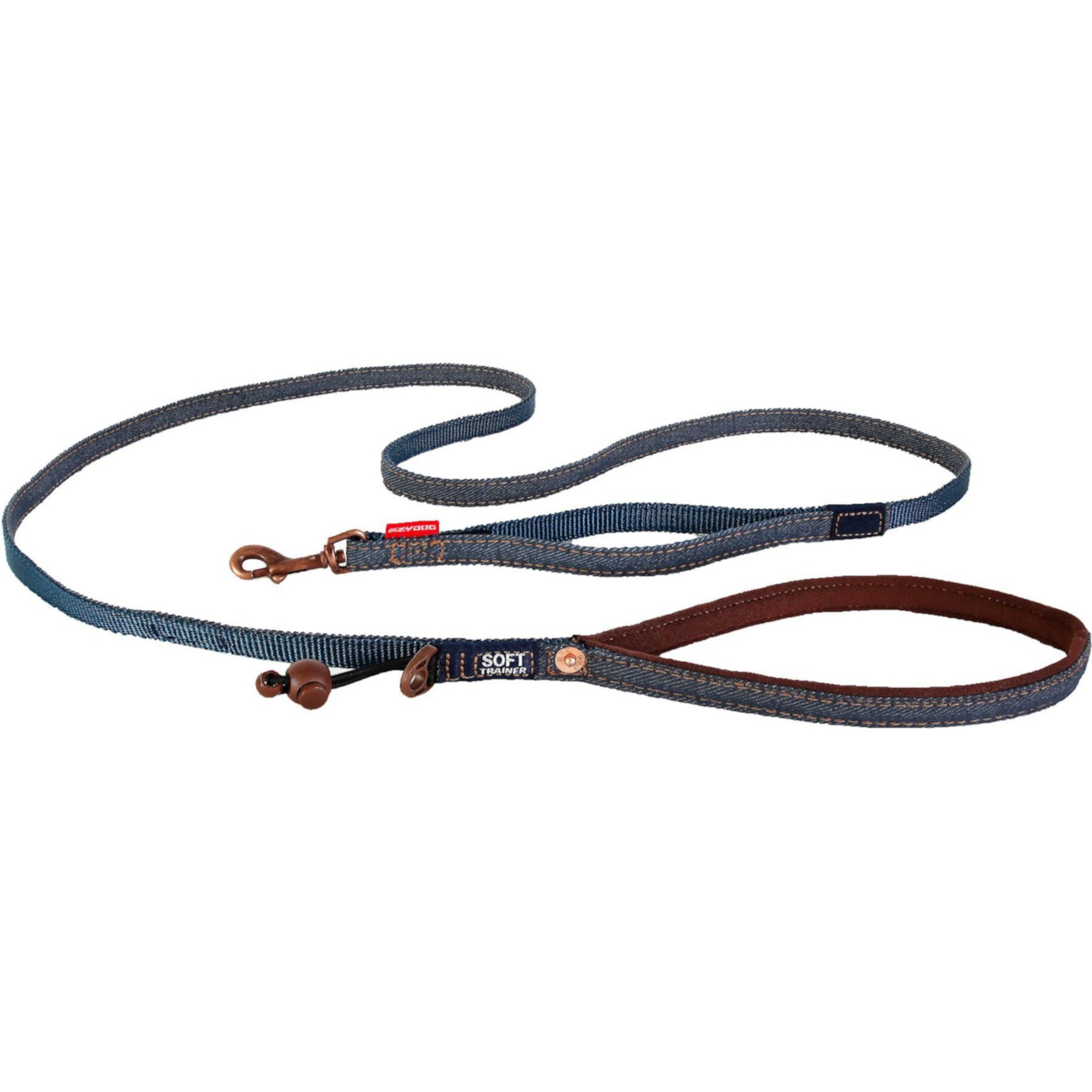 EzyDog Soft Trainer Lite Denim Dog Leash, 6-ft EzyDog