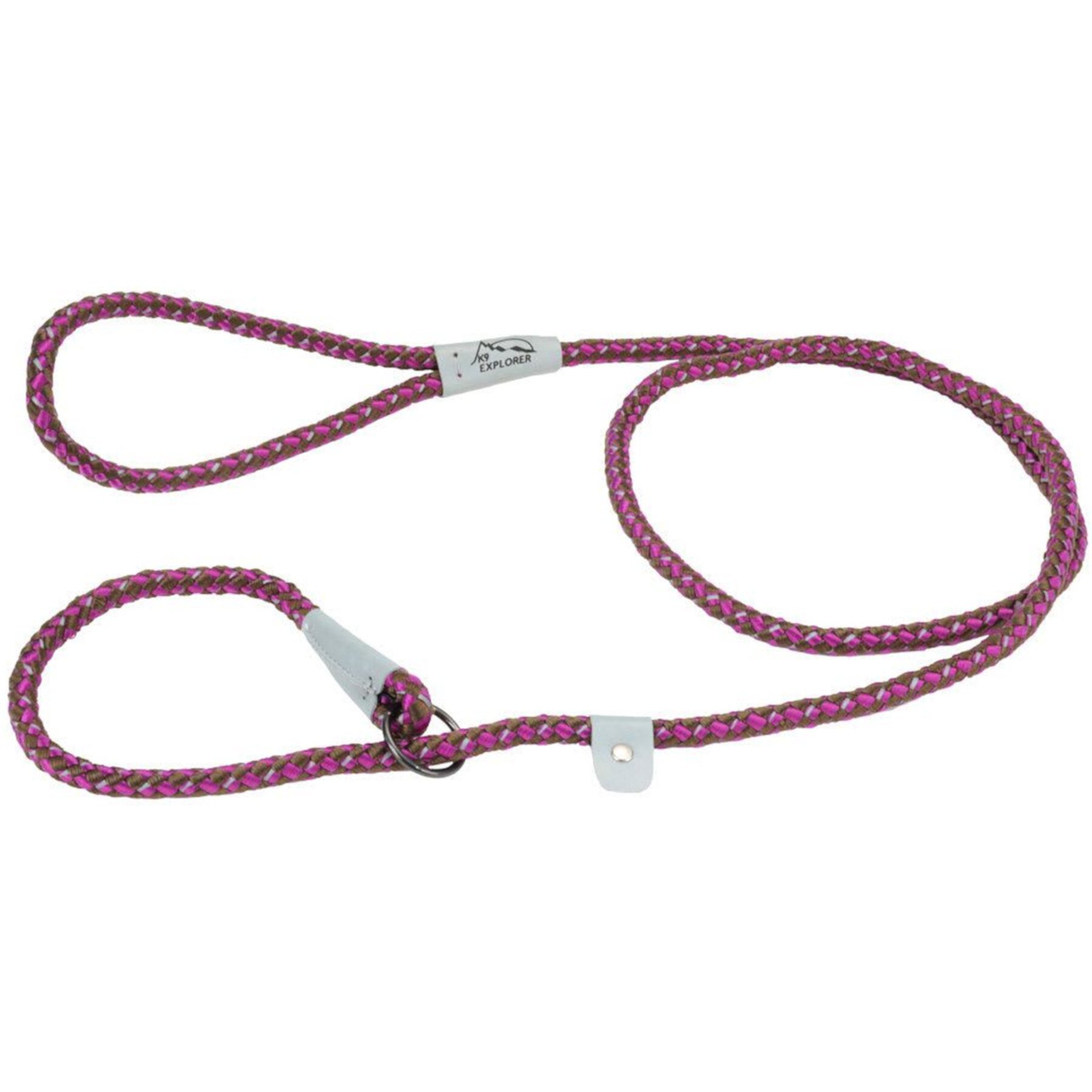 K9 Explorer Reflective Braided Rope Slip Dog Leash K9 Explorer