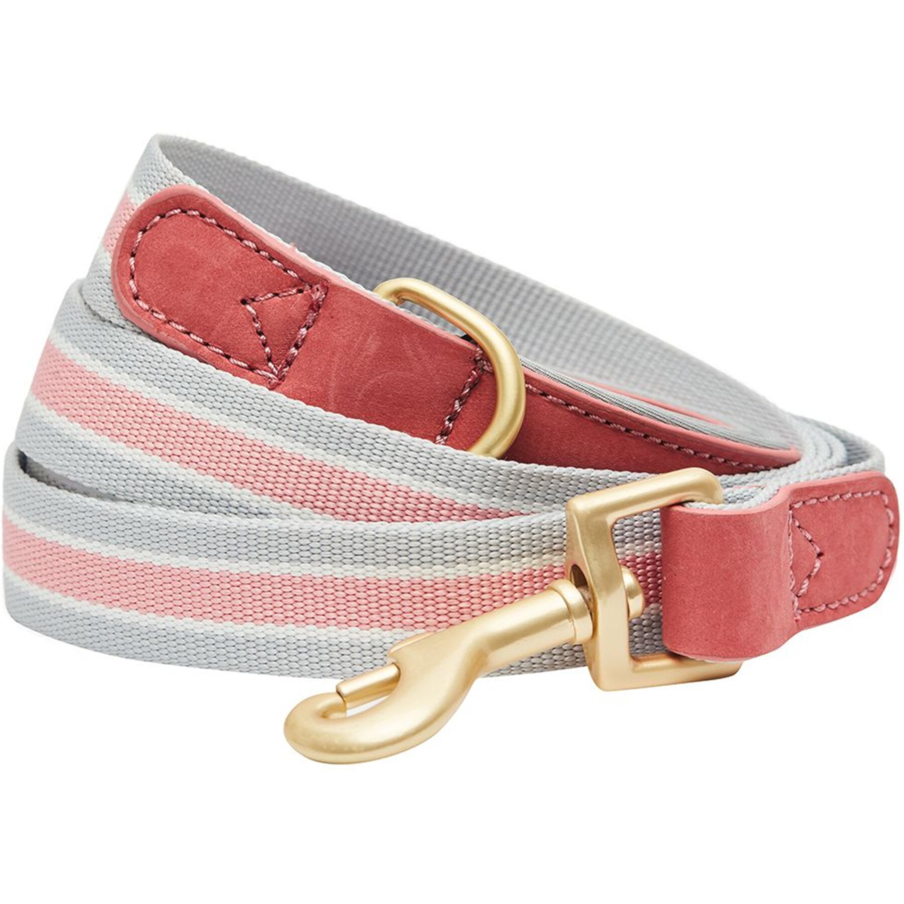 Dogs & Cats & Co. A La Mode Tricolor Suede & Polyester with Multi-Purpose D-Ring Dog Leash Dogs & Cats & Co.