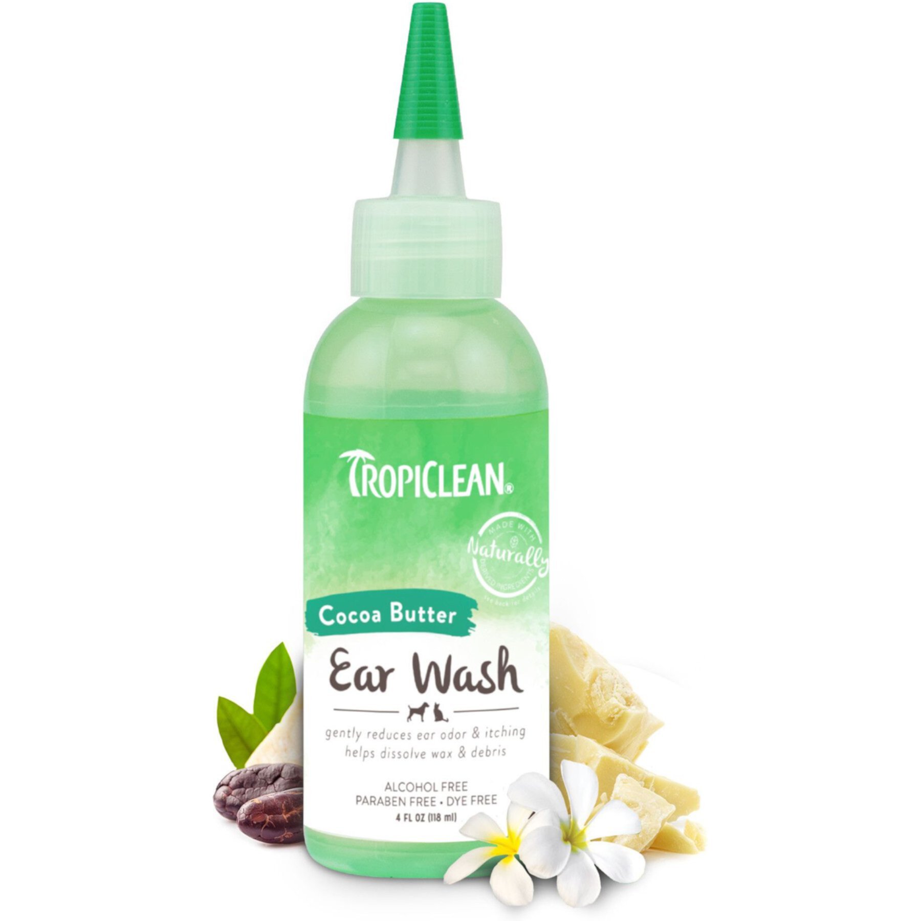 TropiClean Alcohol Free Ear Wash for Dogs TropiClean