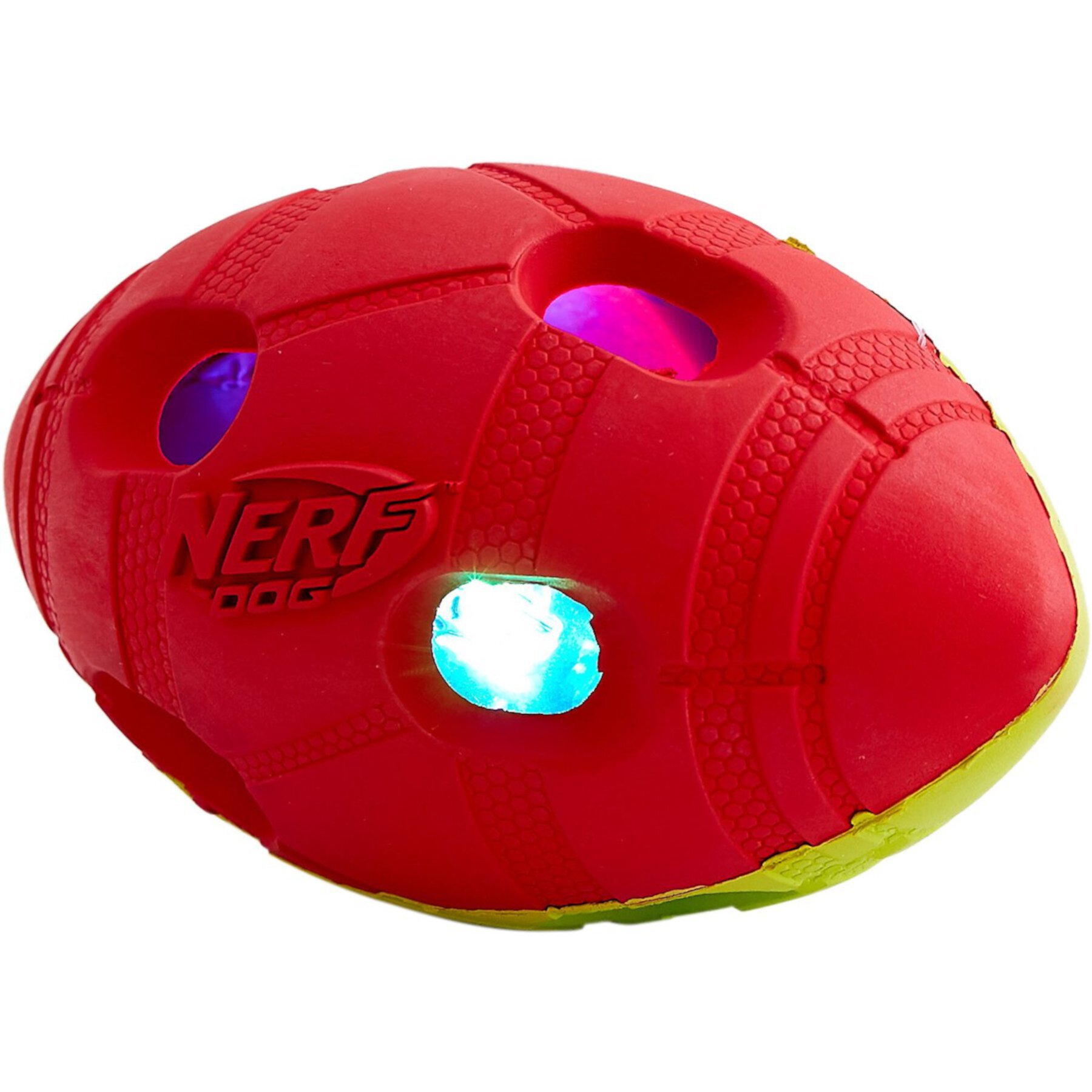 Nerf Dog Light Up Bash Football Dog Toy, Medium Nerf Dog