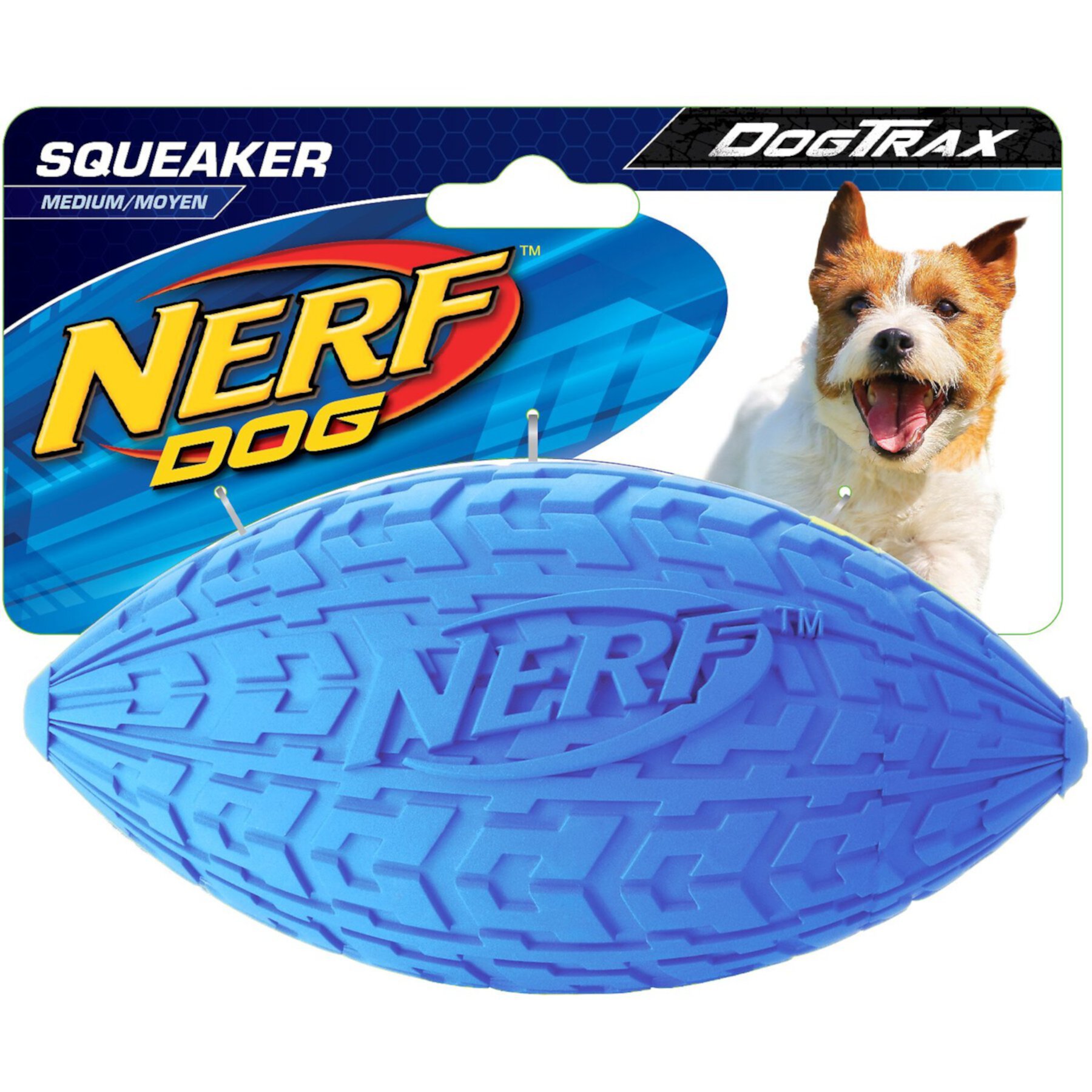 Nerf Dog Squeaker Tire Football Dog Toy Nerf Dog