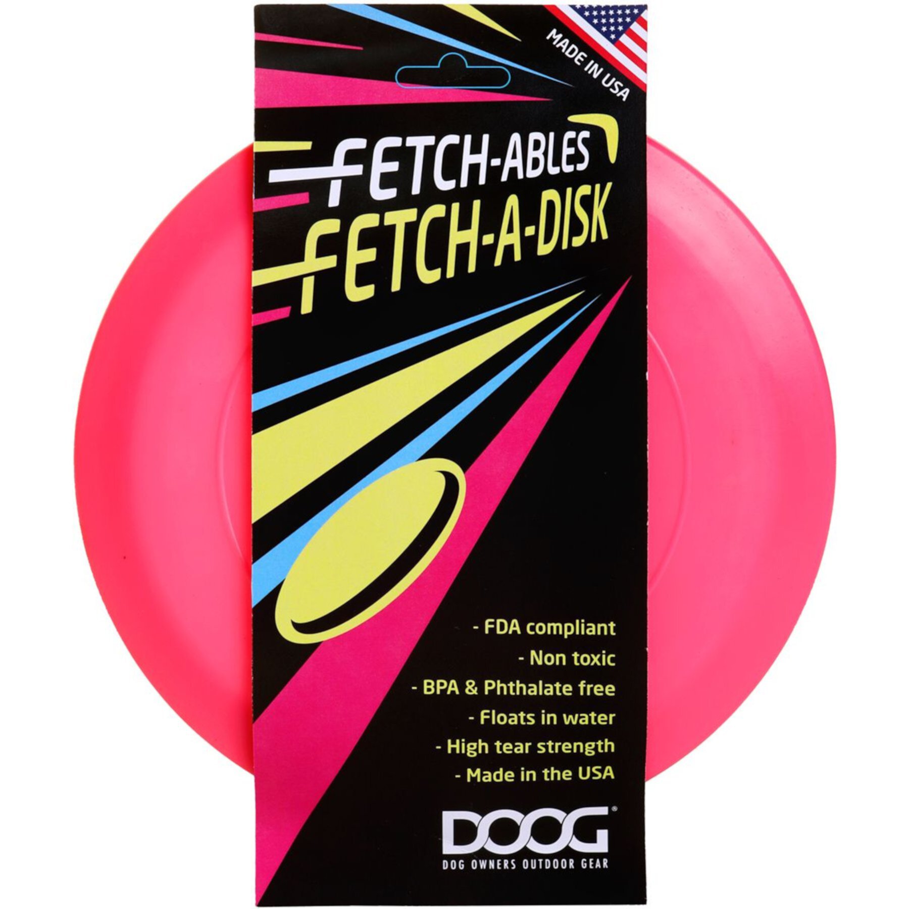 DOOG Fetch-ables Fetch-A-Disc Dog Toy DOOG