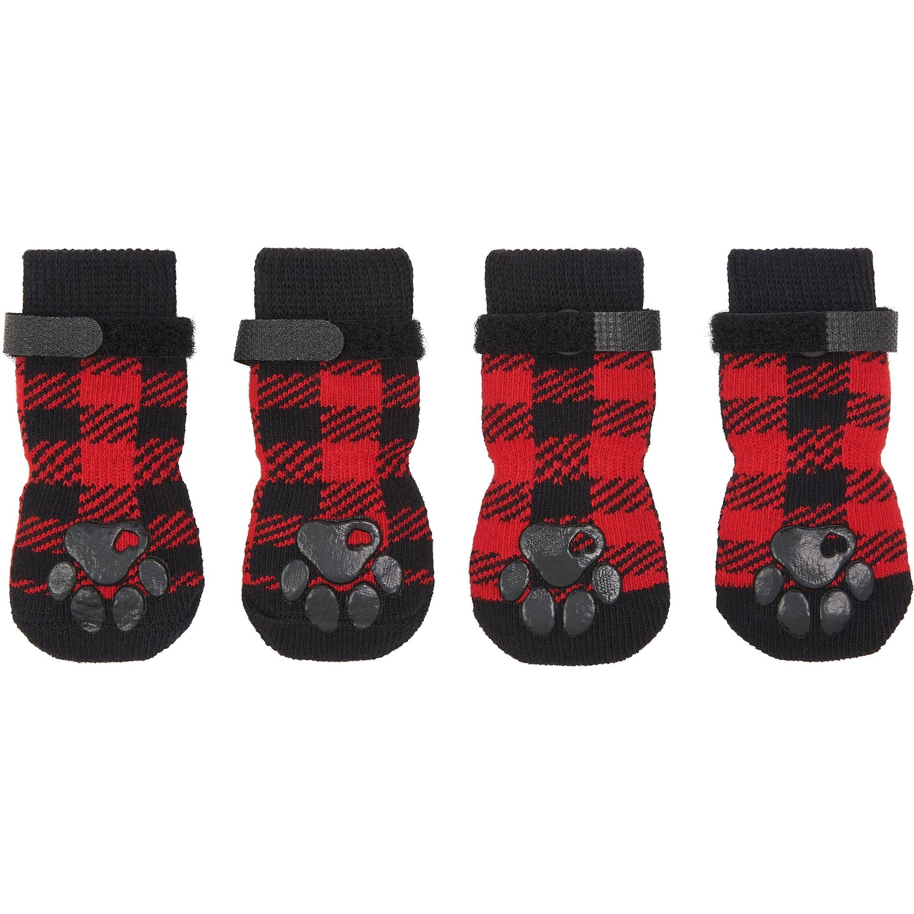 Frisco Plaid Non-Skid Dog Socks Frisco