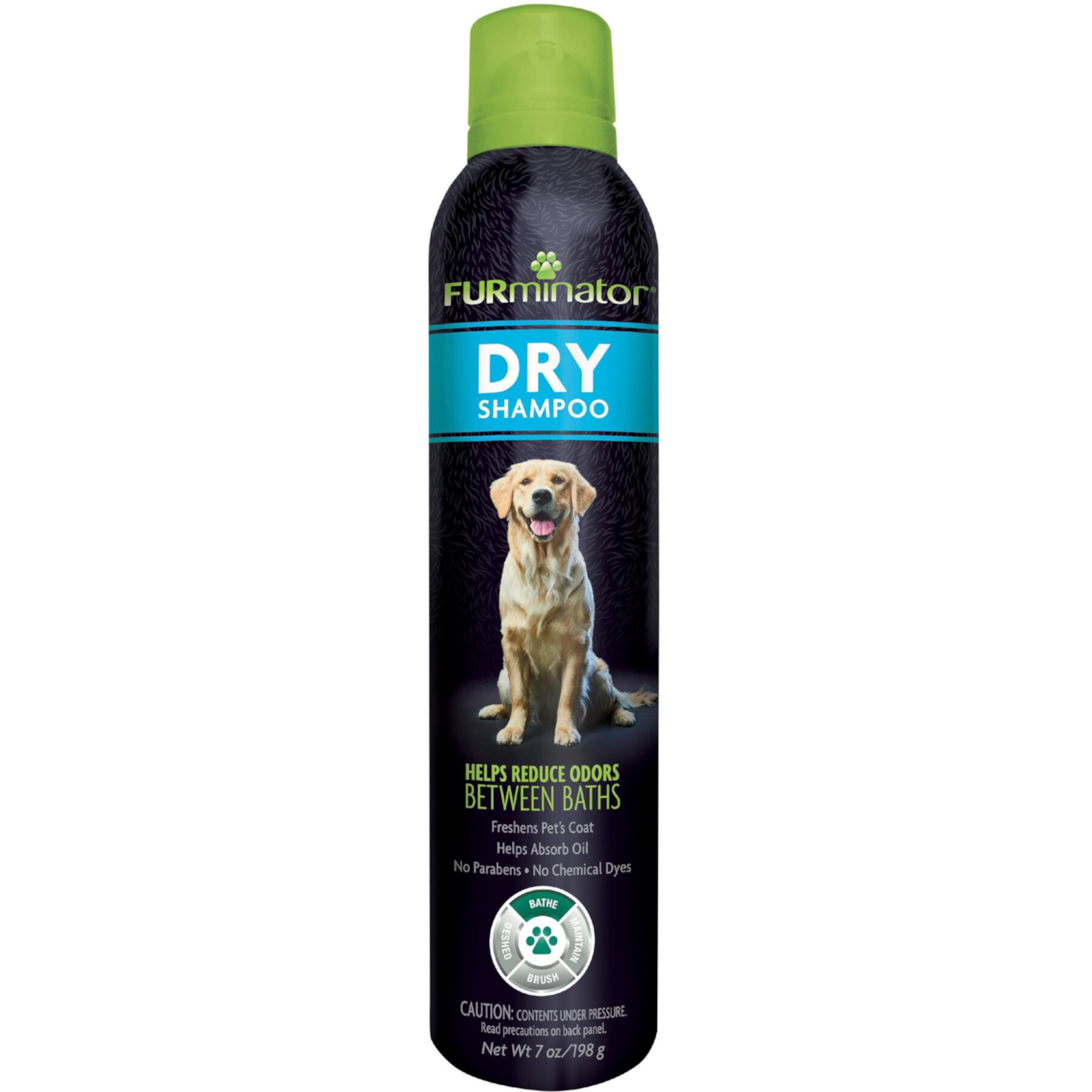 FURminator Fresh & Clean Scented Dry Dog Shampoo FURminator