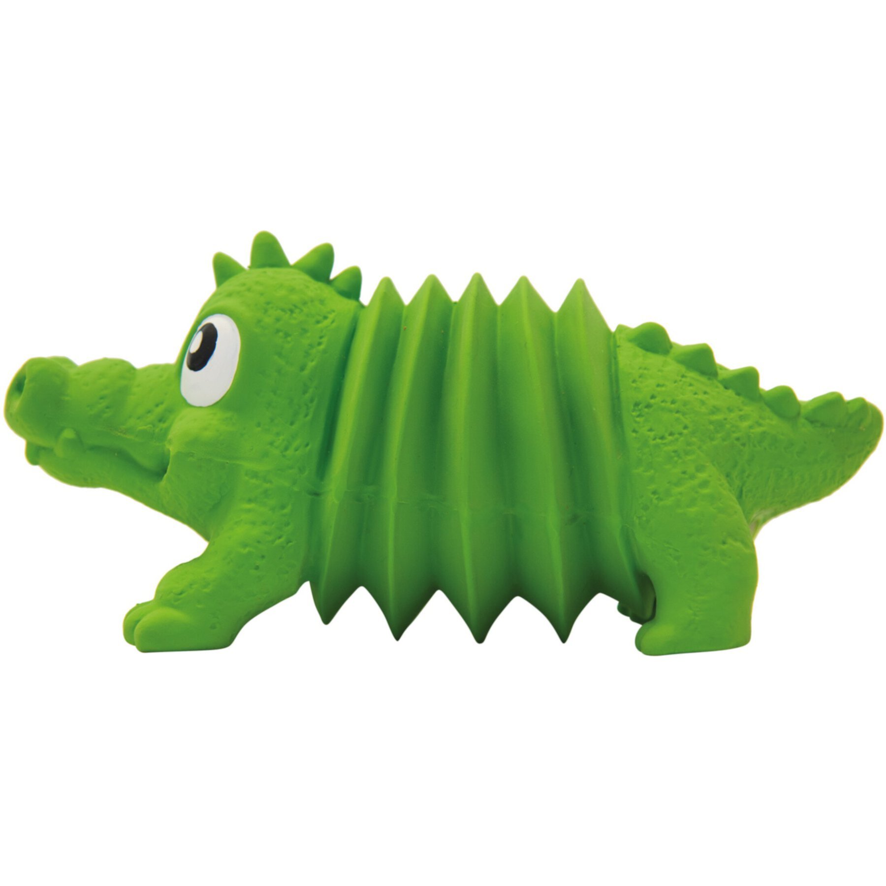 Outward Hound Accordionz Gator Stuffing-Free Squeaky Dog Toy Outward Hound