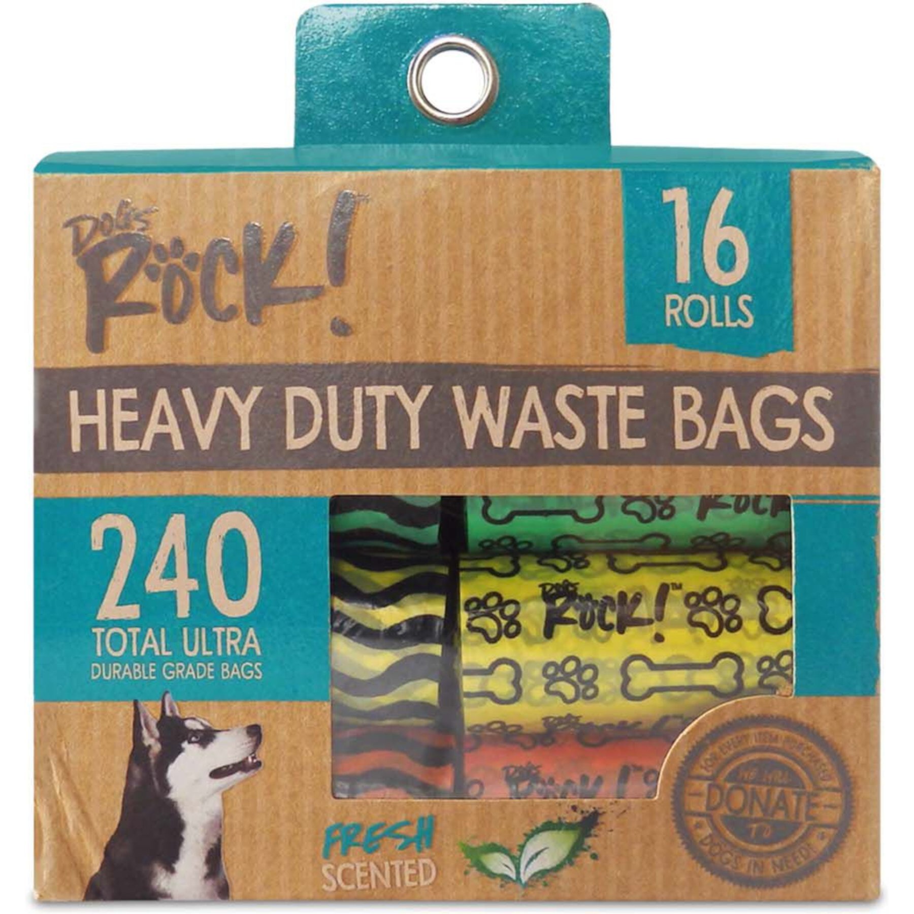 Dogs Rock Powder Dog Waste Bag, 240 count Dogs Rock