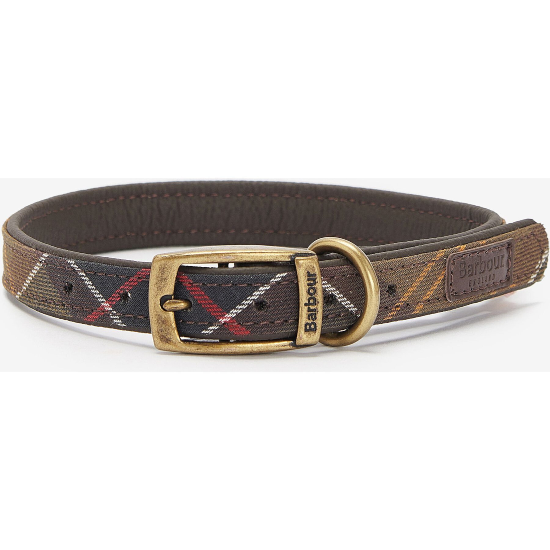 Barbour Dog Collar, Classic Tartan Barbour