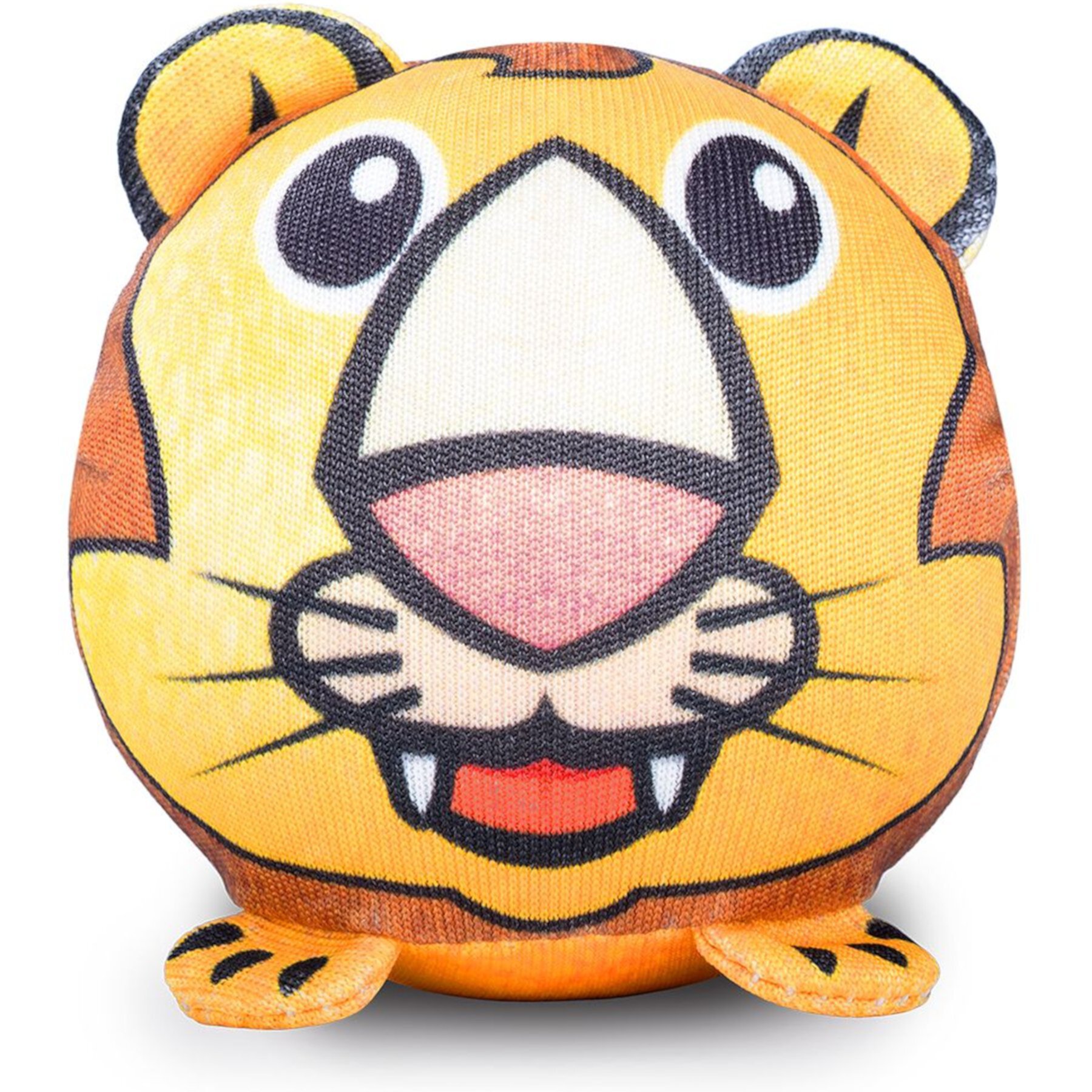 Red Dingo DURABLES Lion Ball Dog Plush Toy, Yellow Red Dingo