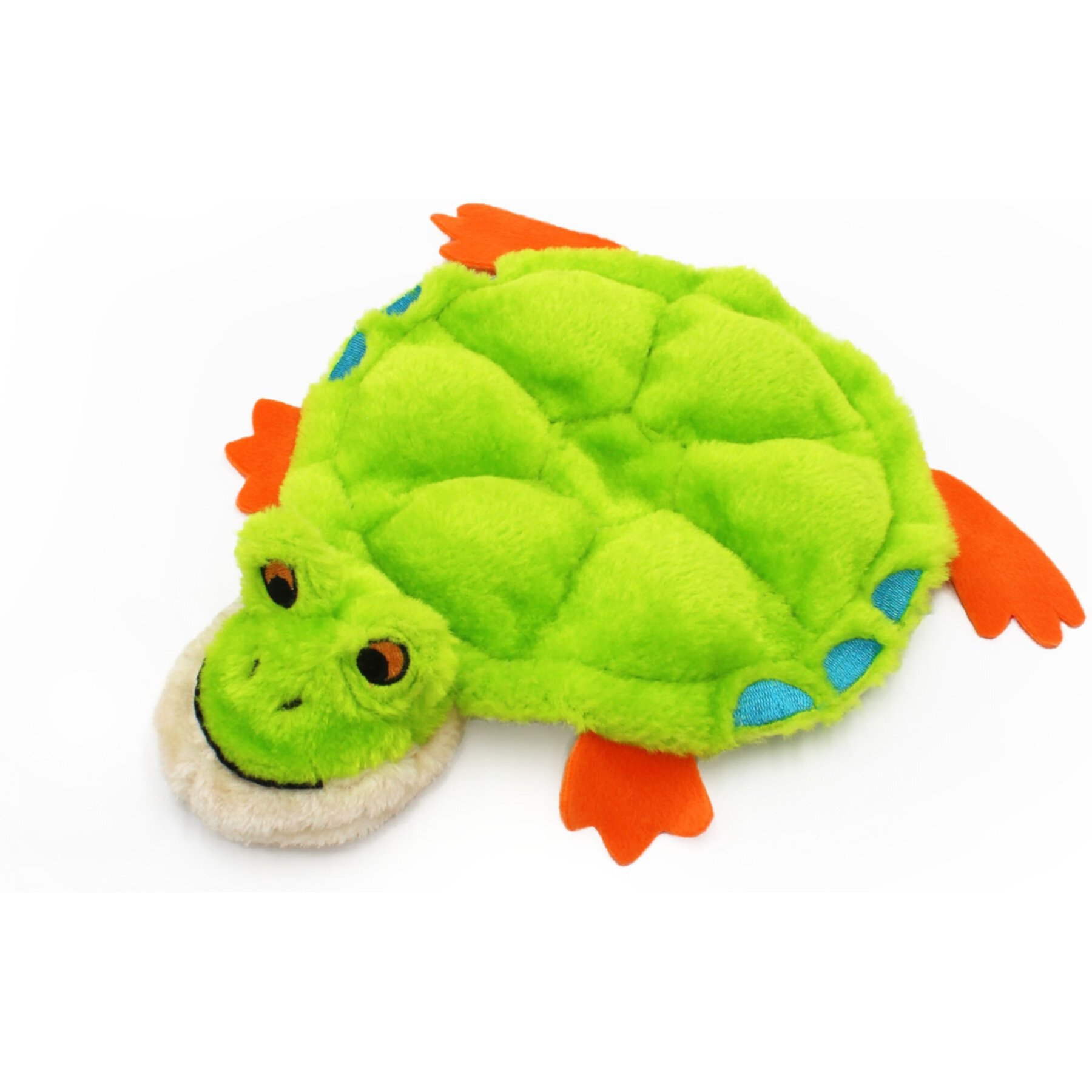 ZippyPaws Squeakie Crawler Toby the Tree Frog Dog Plush Toy, Green Zippypaws