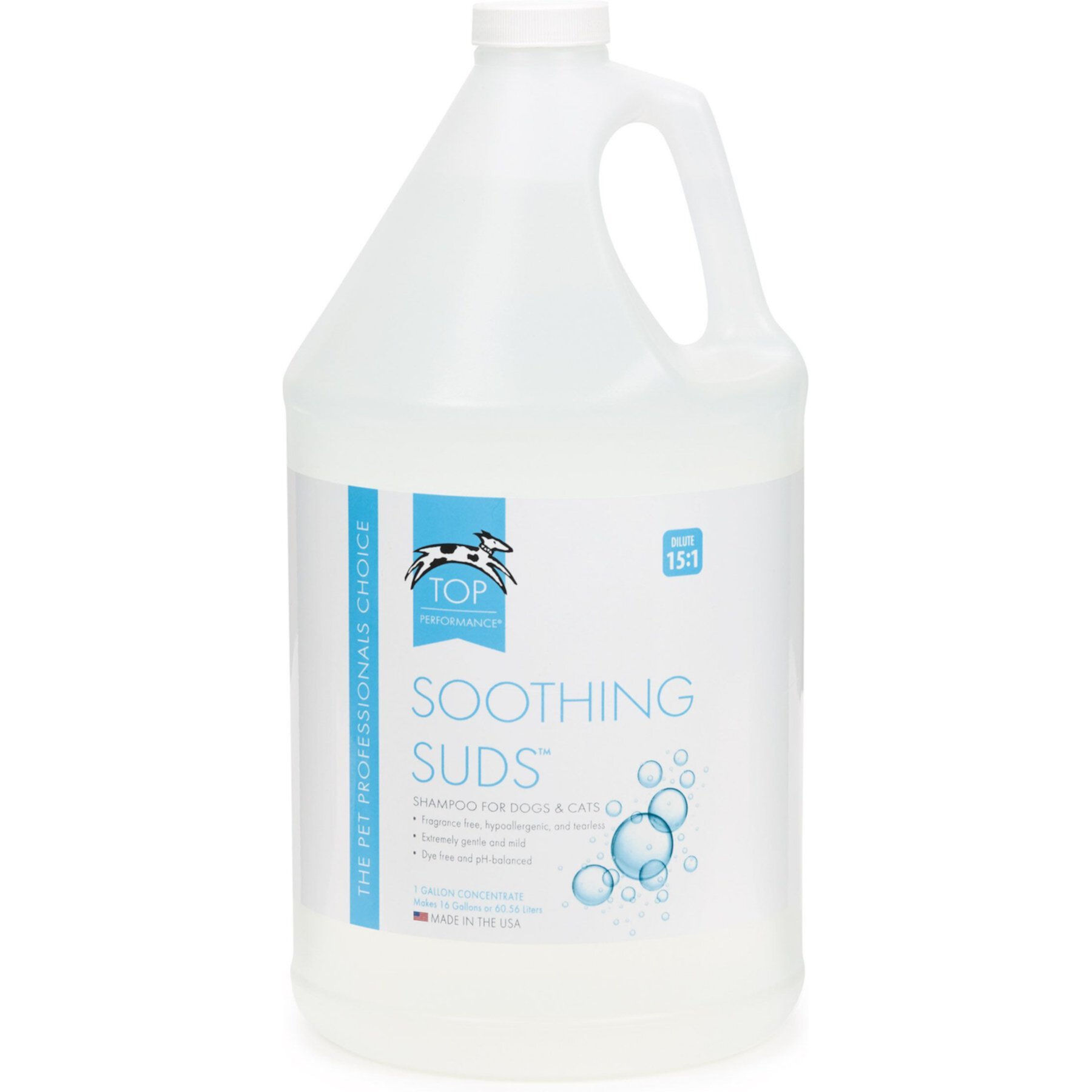 Top Performance Soothing Suds Dog & Cat Shampoo Top Performance