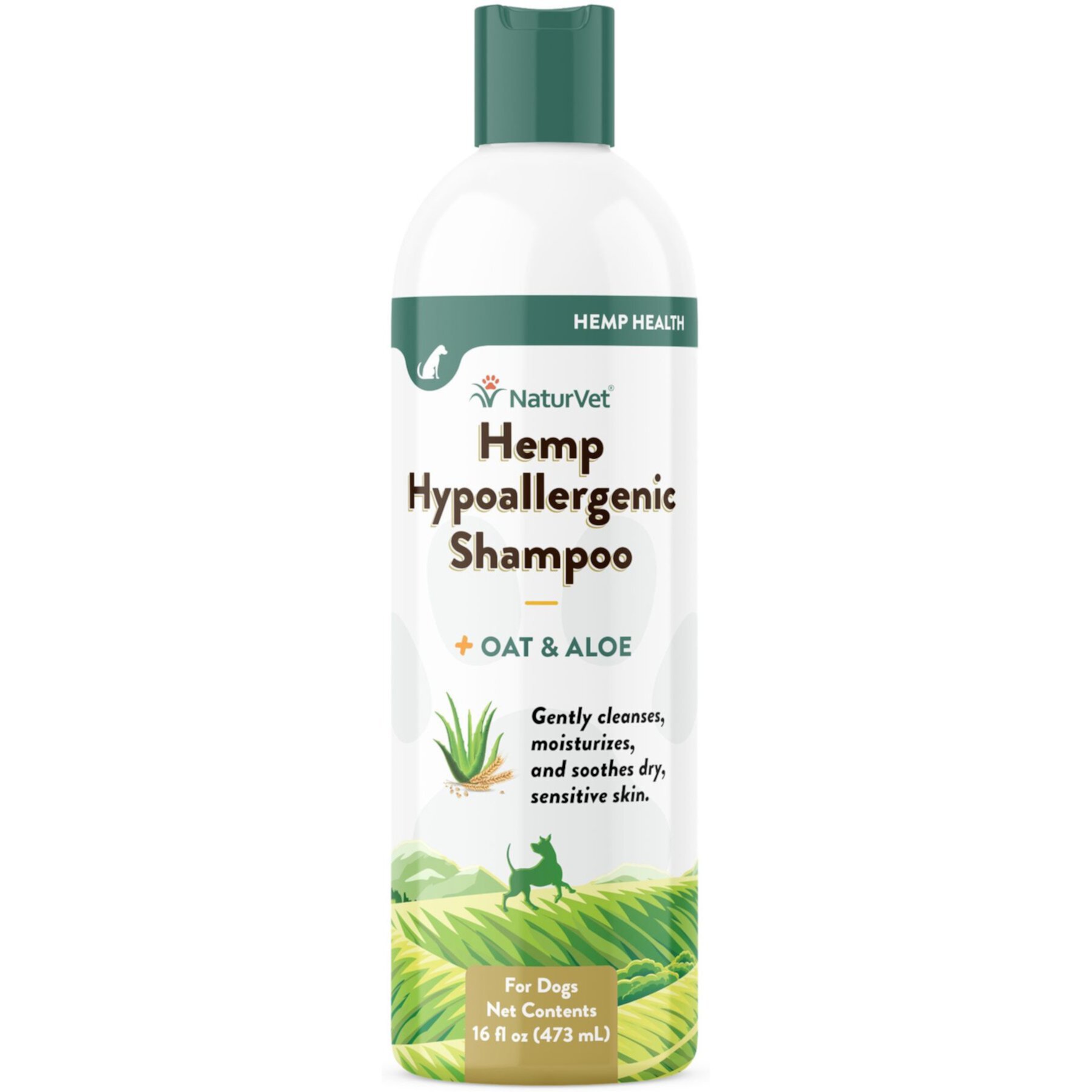 NaturVet Hemp Hypoallergenic Dog Shampoo with Oat & Aloe NaturVet