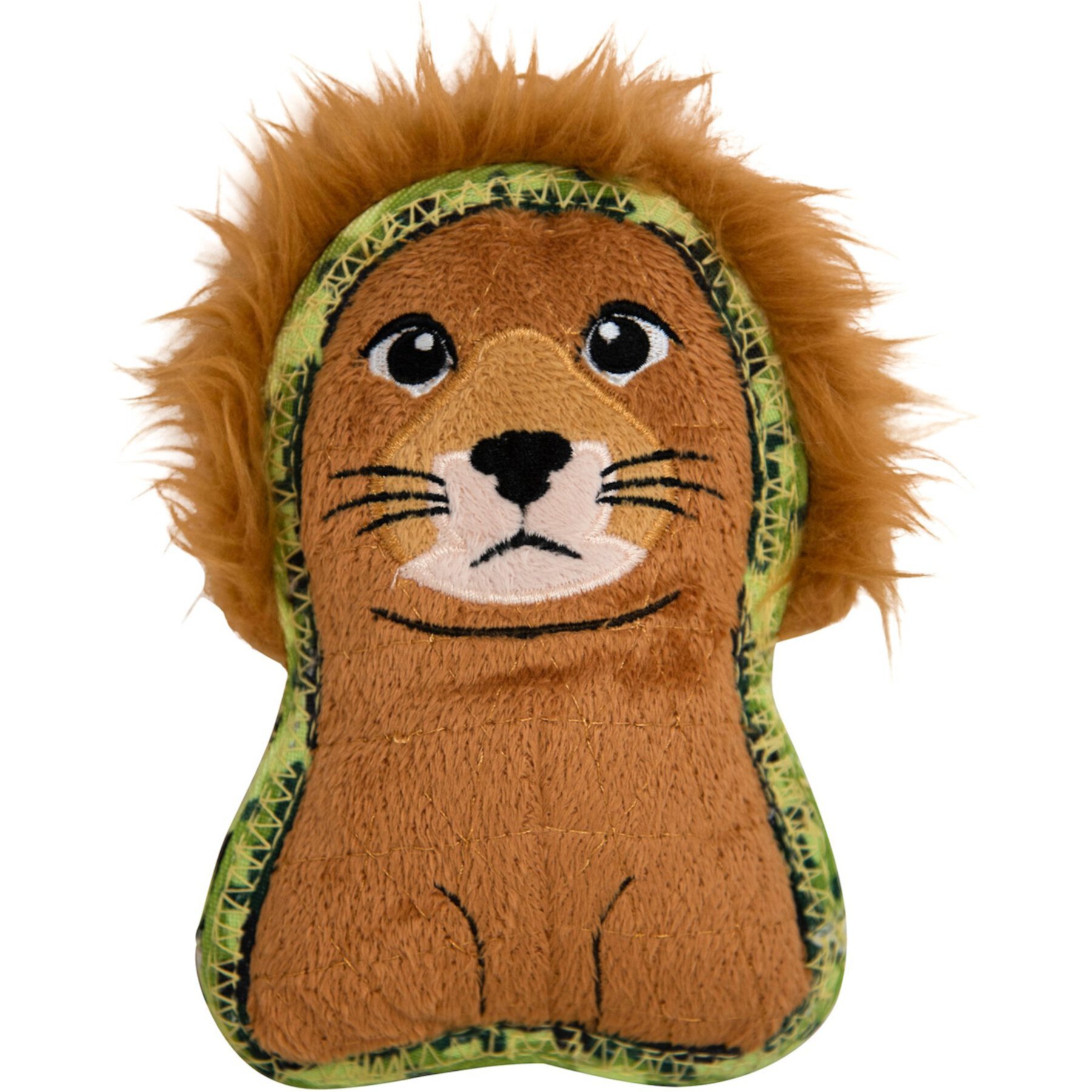 Outward Hound Xtreme Seamz Lion Squeaky Plush Dog Toy Outward Hound