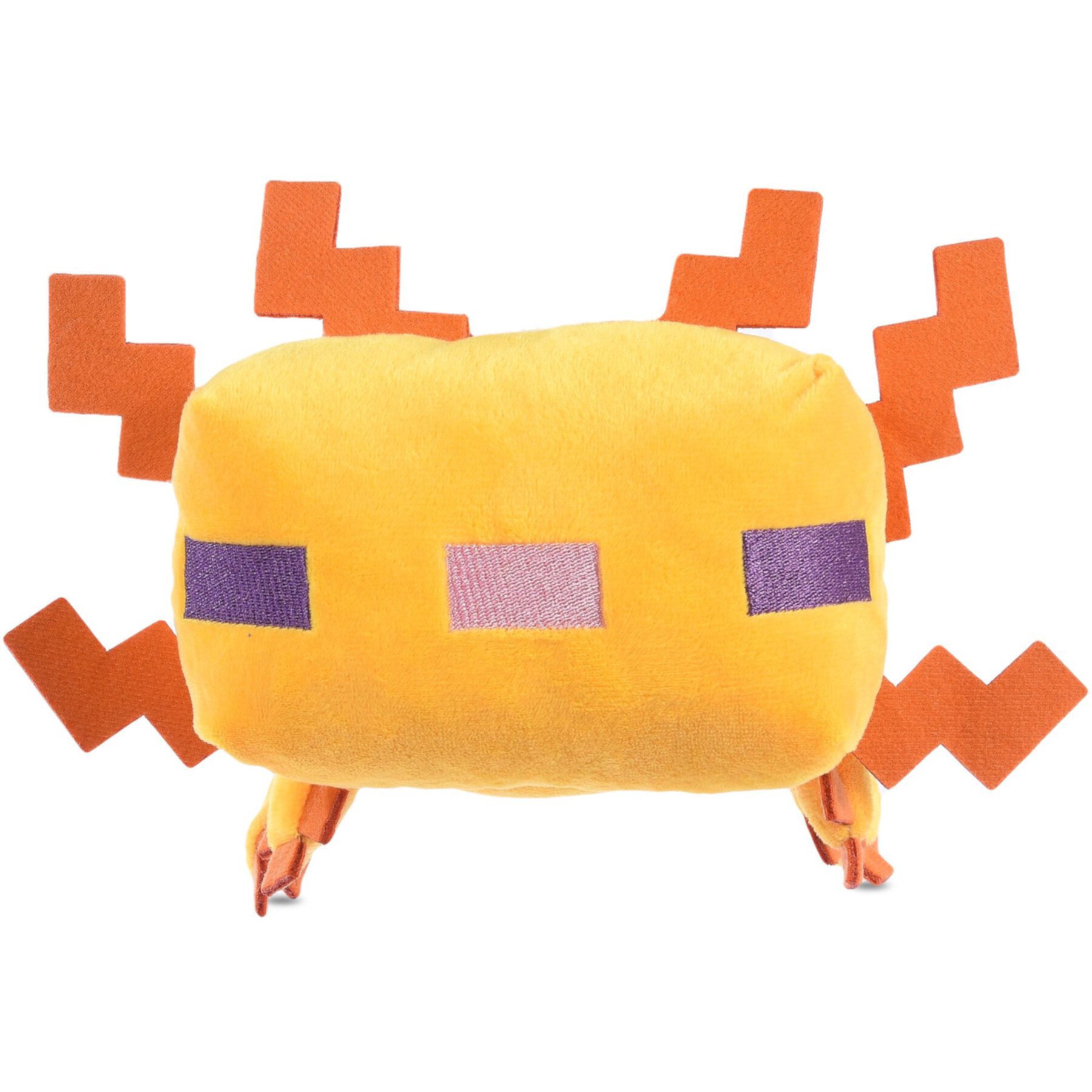 Fetch For Pets Minecraft Gold Axolotl Figure Plush Squeaky Dog Toy, Large fetch FOR PETS