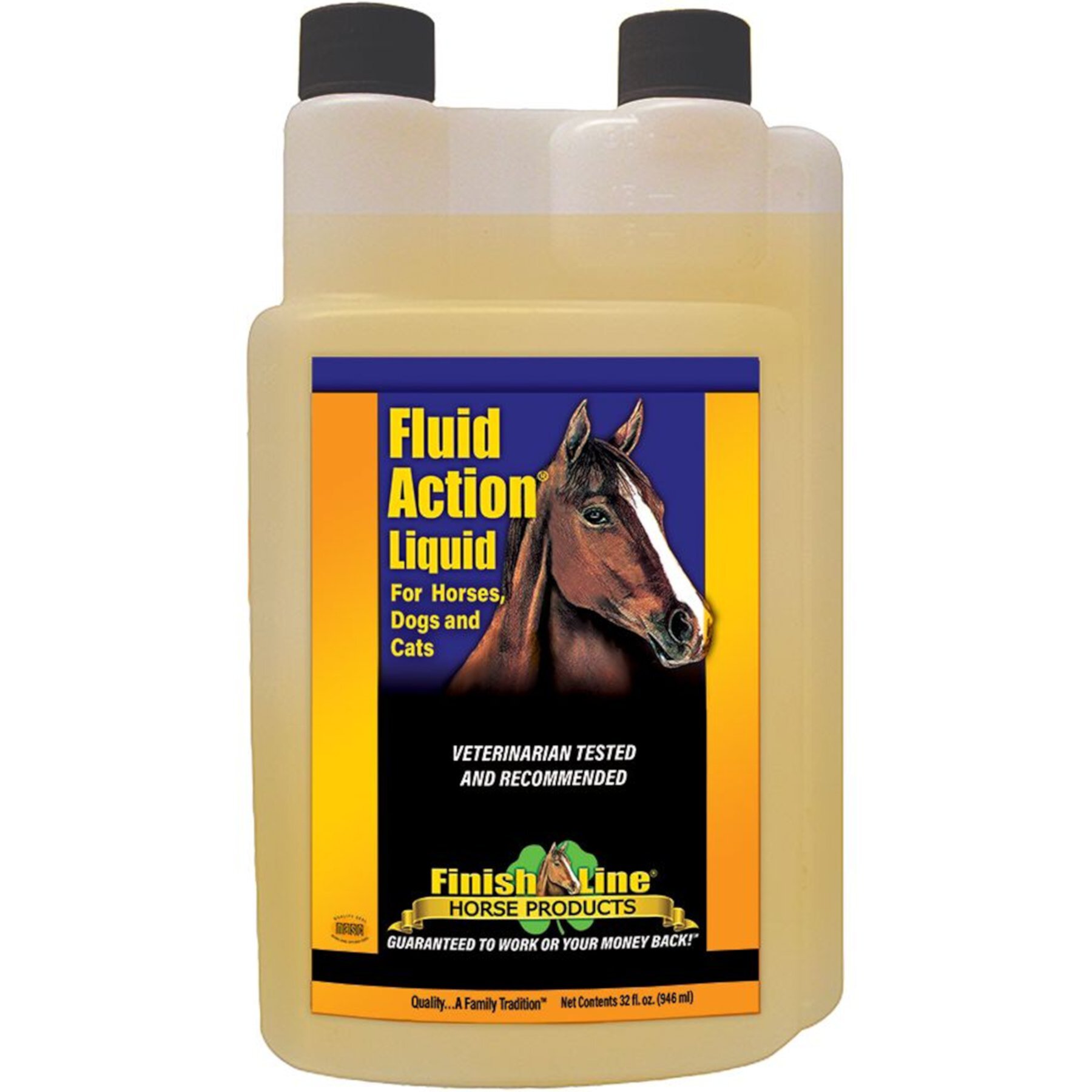 Finish Line Fluid Action Liquid Horse Supplement, 32-fl oz bottle Finish Line