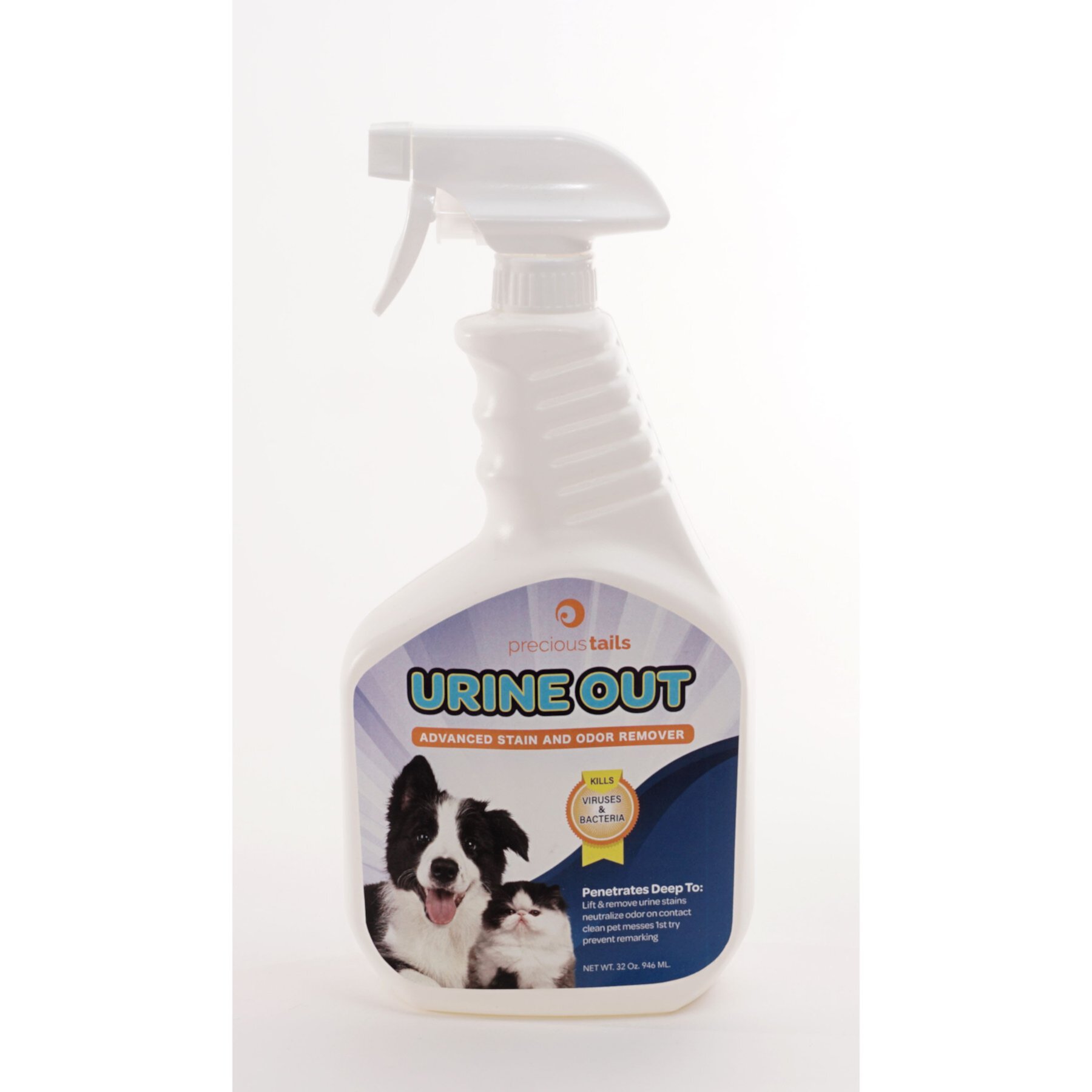 Precious Tails Urine Out Pet Deodorizer Spray, 32-fl oz bottle Precious Tails