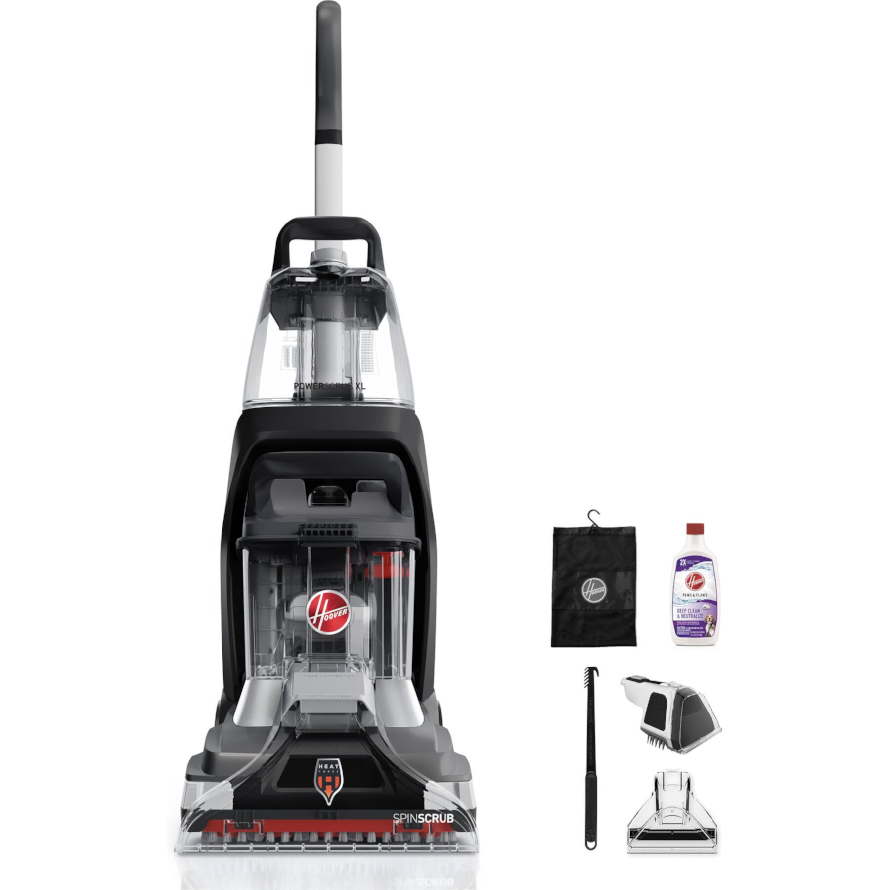 Hoover Powerscrub Xl Dog & Cat Carpet Cleaner, Black Hoover